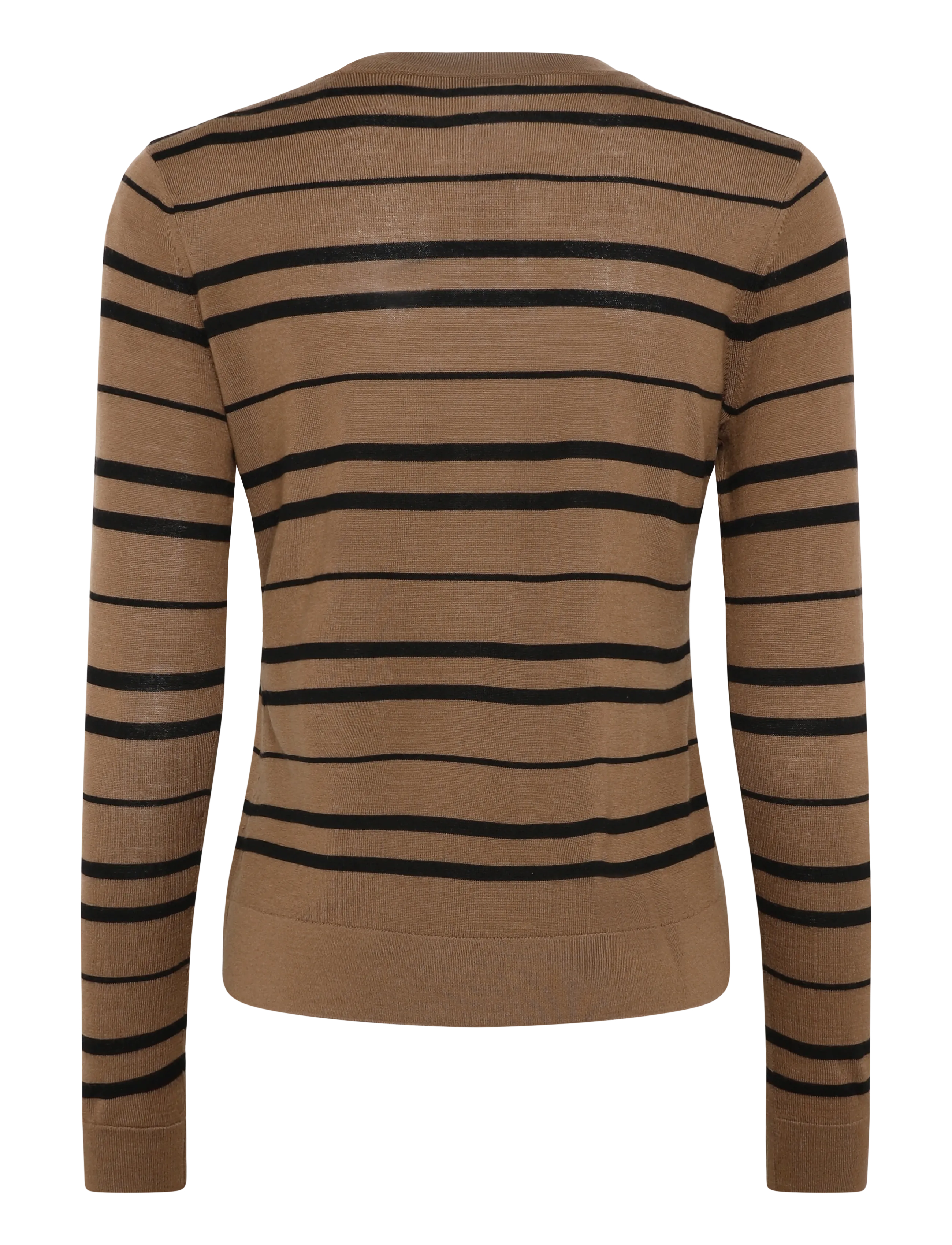 MM by Max Mara - MMLTEMPO - jumpers - hazelnut brown black striped - 1