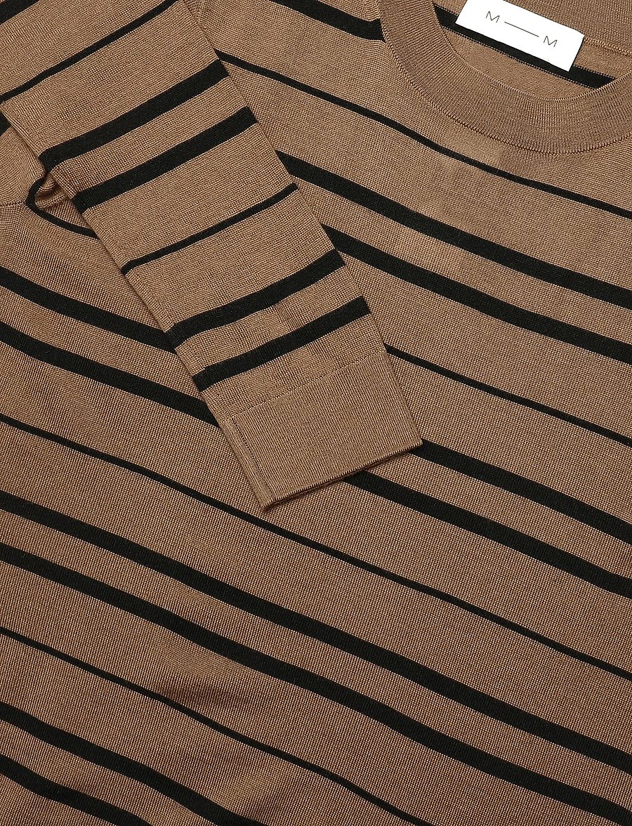 MM by Max Mara - MMLTEMPO - jumpers - hazelnut brown black striped - 2