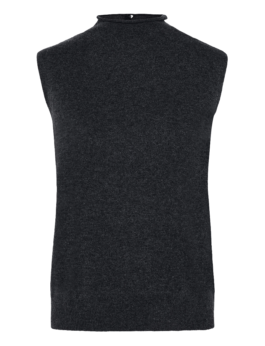 MM by Max Mara - MMLASTRALE - knitted vests - dark grey - 0
