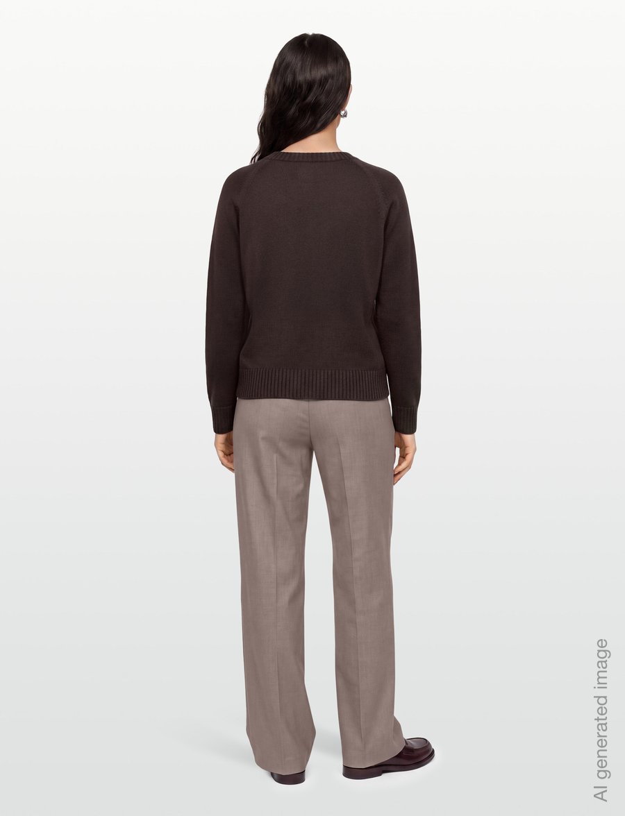 MM by Max Mara - MMLVIRGOLA - jumpers - dark bown - 4