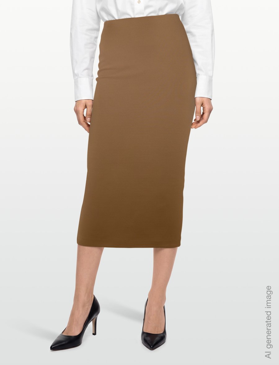 MM by Max Mara - MMLLUME - kootud seelikud - hazelnut brown - 3