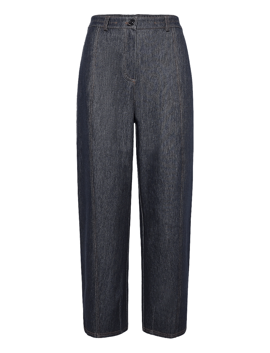 MM by Max Mara - MMLBEVANDA - barrel-bukser - navy - 0