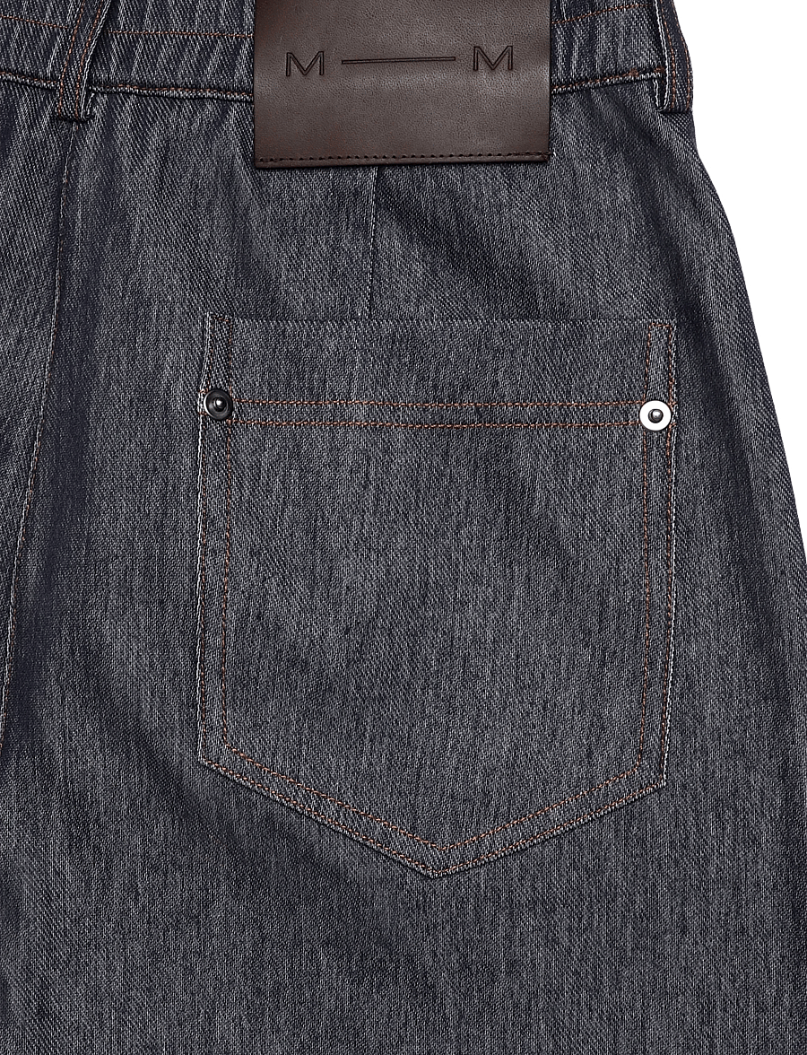 MM by Max Mara - MMLBEVANDA - barrel-bukser - navy - 2