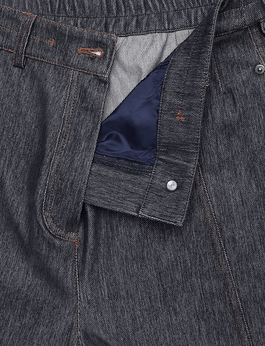 MM by Max Mara - MMLBEVANDA - barrel-bukser - navy - 3