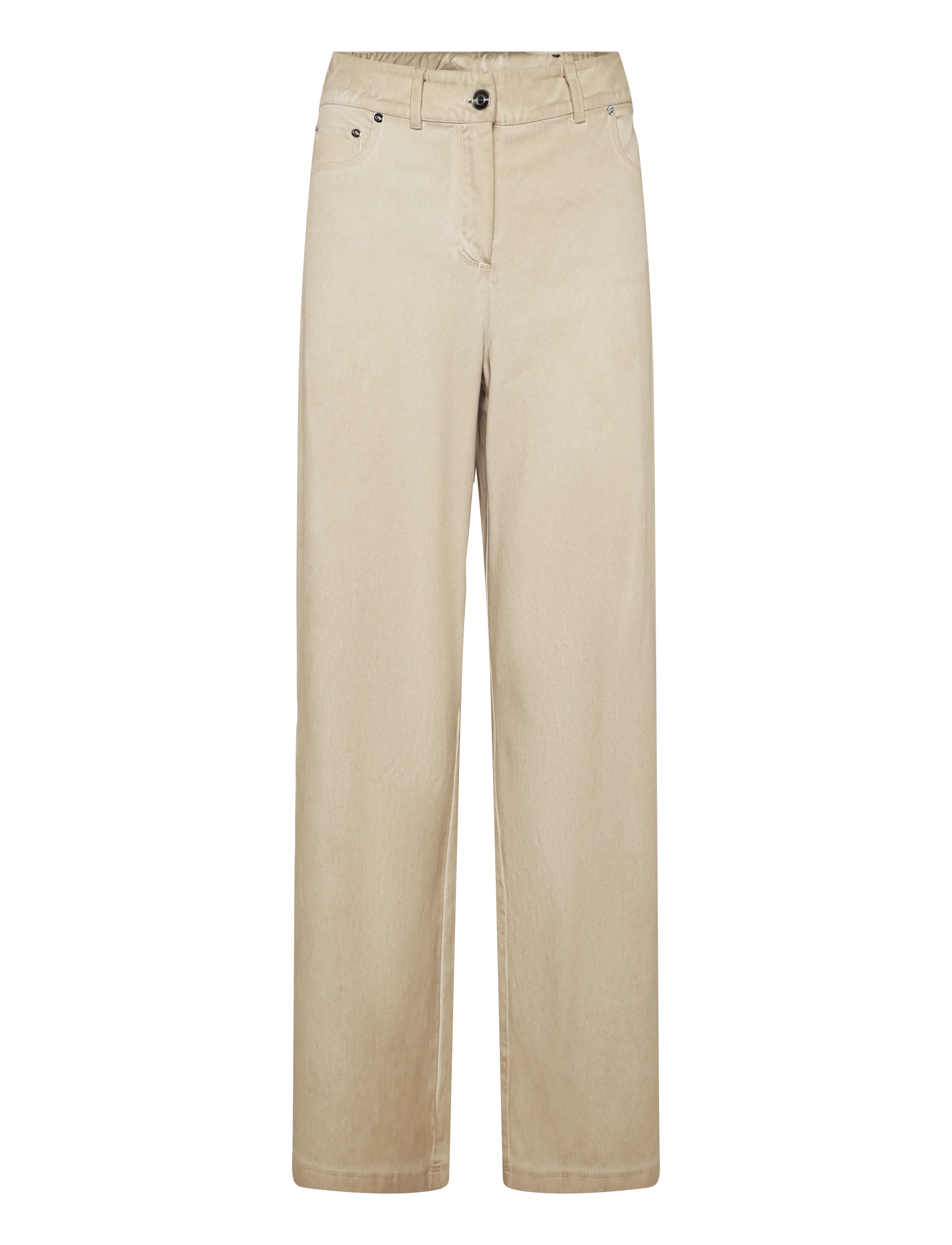 MM by Max Mara MMLGELATO - Hosen mit weitem Bein - SAND / beige