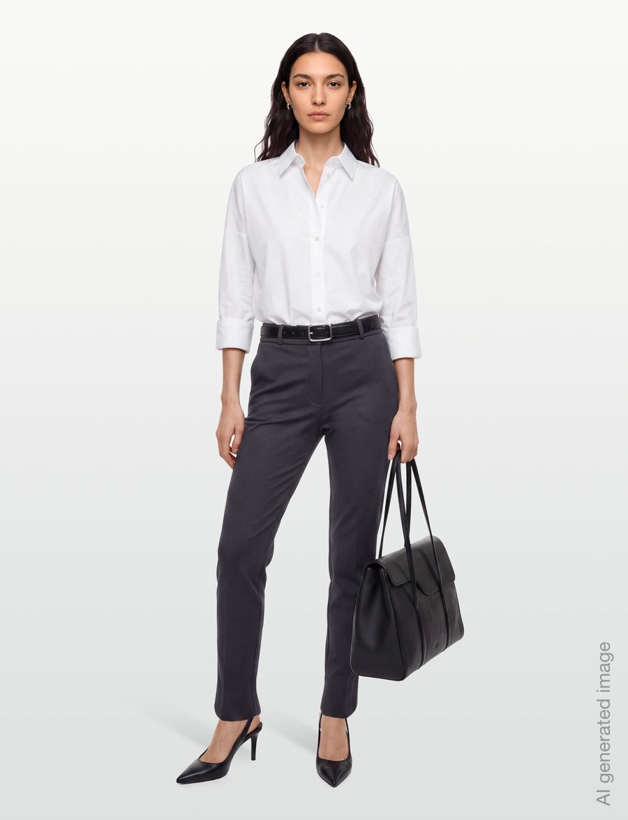 MM by Max Mara - MMLFEROCE - kitsad püksid - black - 0