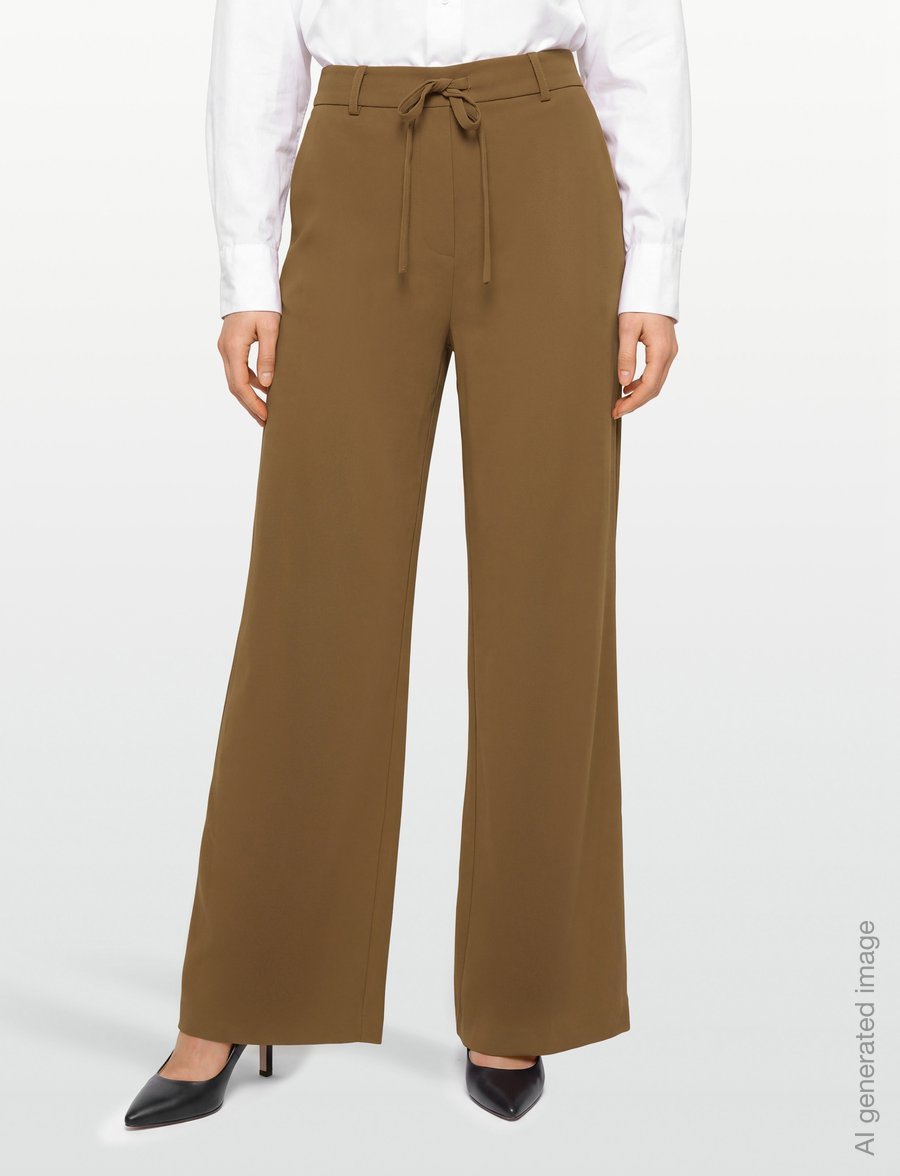 MM by Max Mara - MMLEDOTTO - bukser med lige ben - hazelnut brown - 3