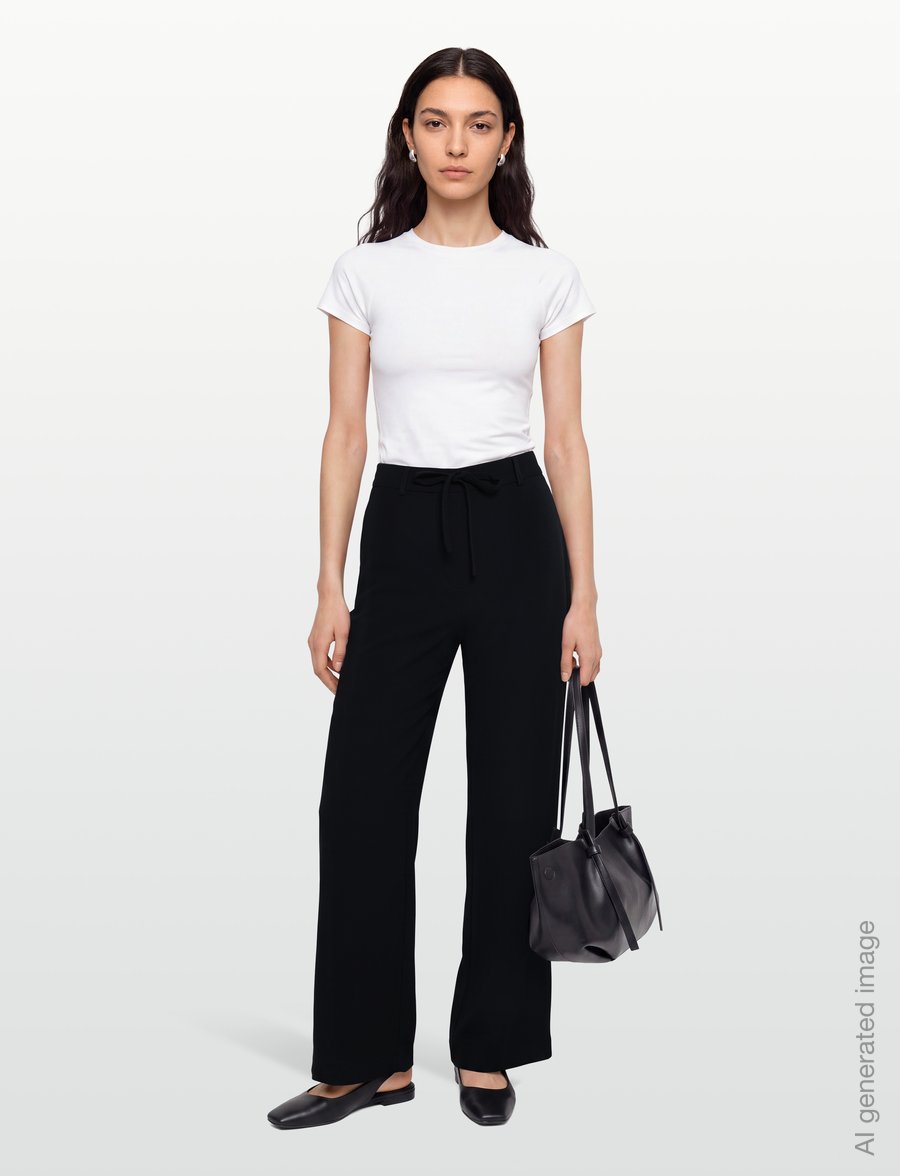 MM by Max Mara - MMLEDOTTO - rette bukser - navy - 0