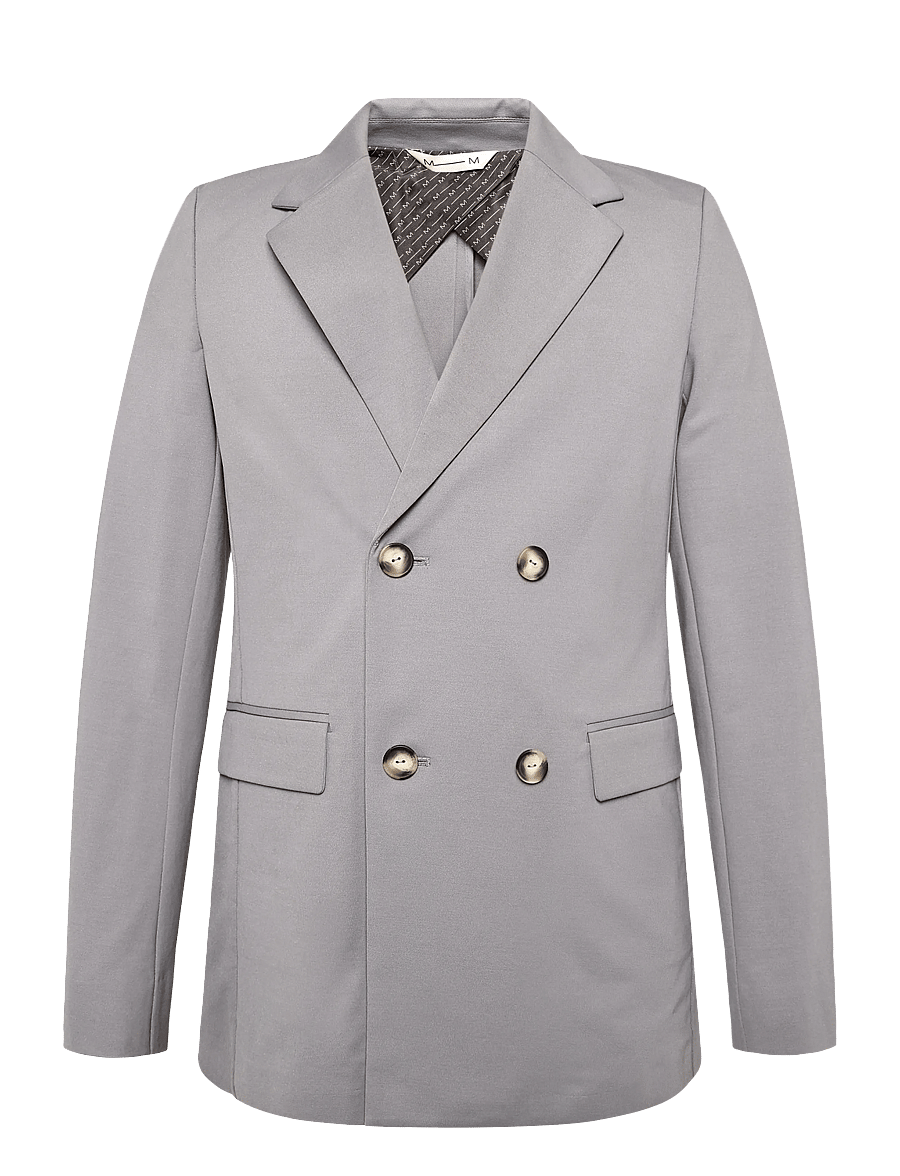 MM by Max Mara - MMLCONO - dobbeltradede blazere - medium grey - 0