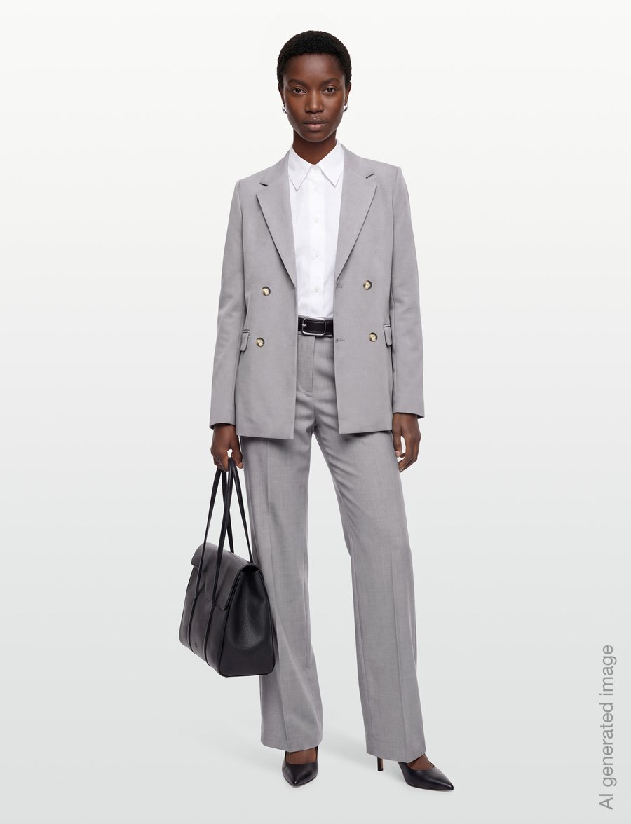 MM by Max Mara - MMLCONO - dubbelknäppta kavajer - medium grey - 0