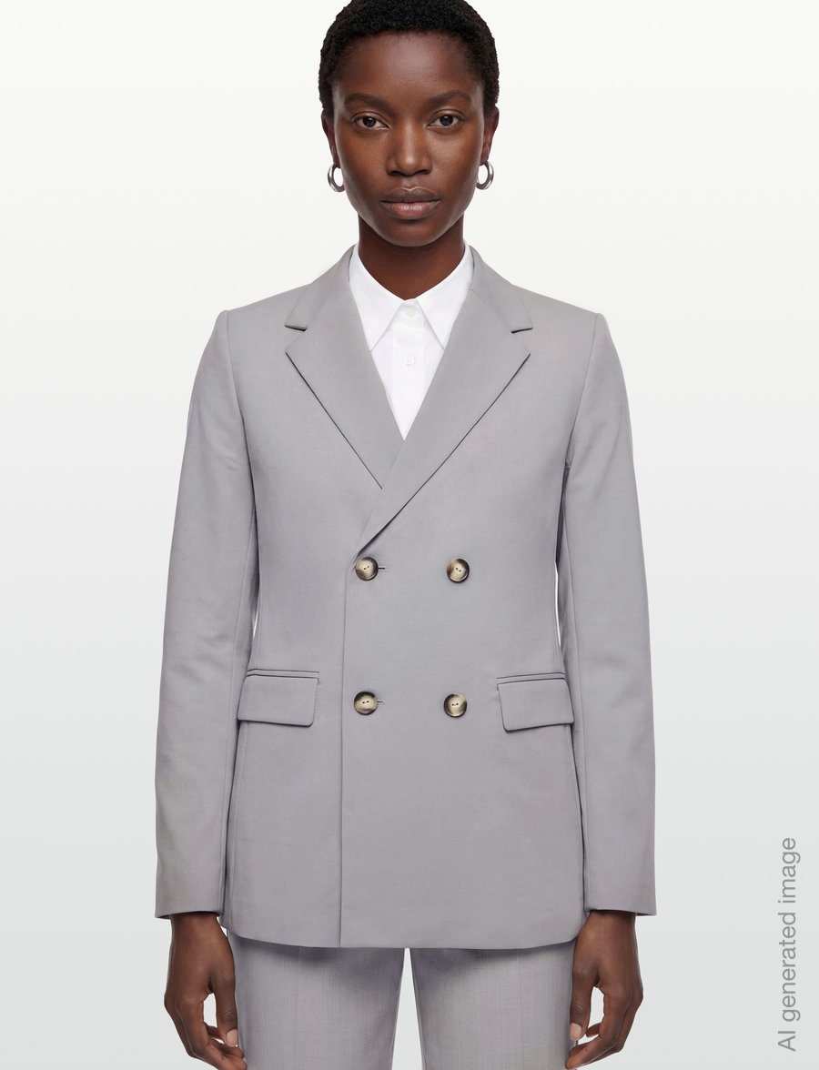MM by Max Mara - MMLCONO - dubbelknäppta kavajer - medium grey - 3