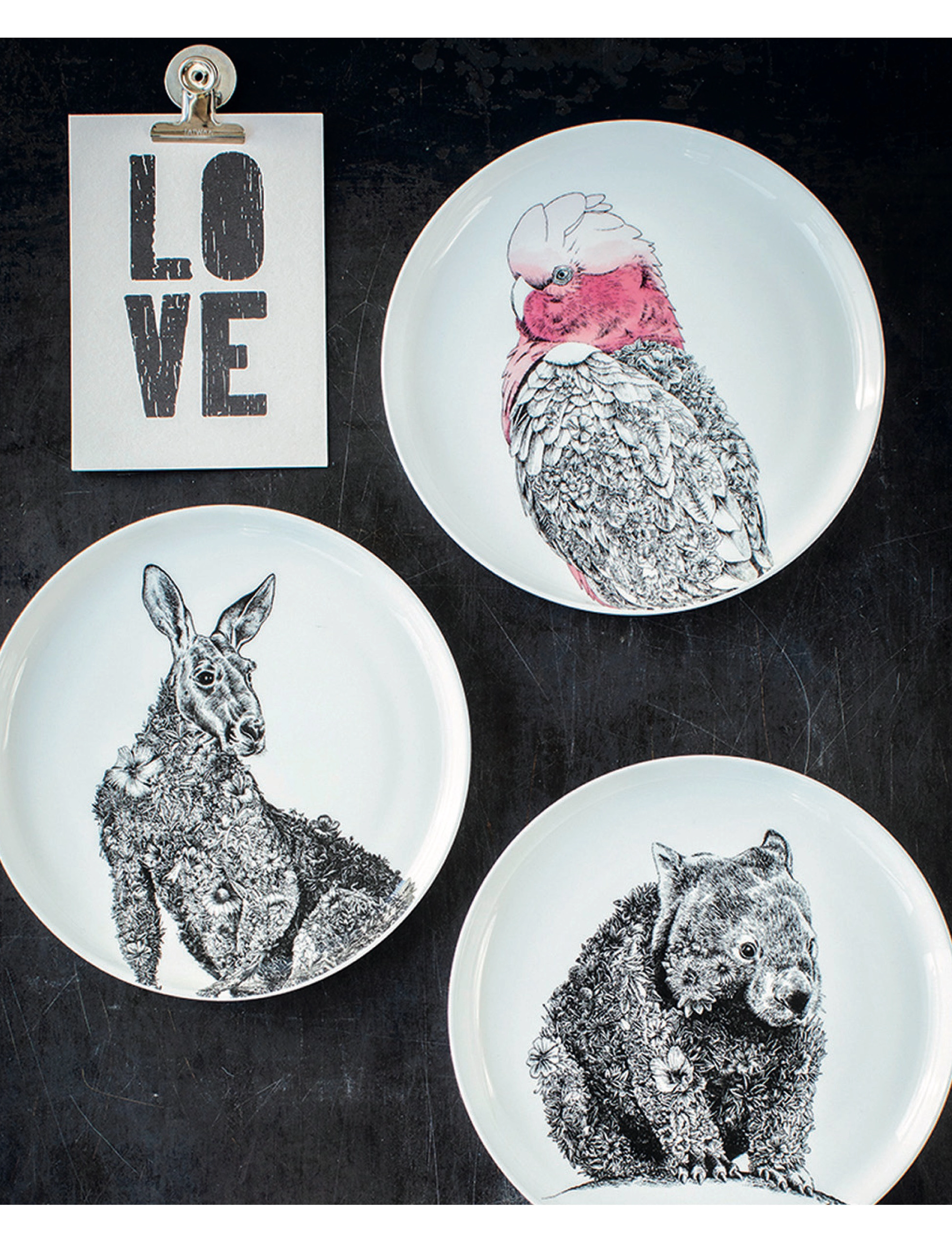 Maxwell & Williams - Tallrik Kangaroo - whute - 1