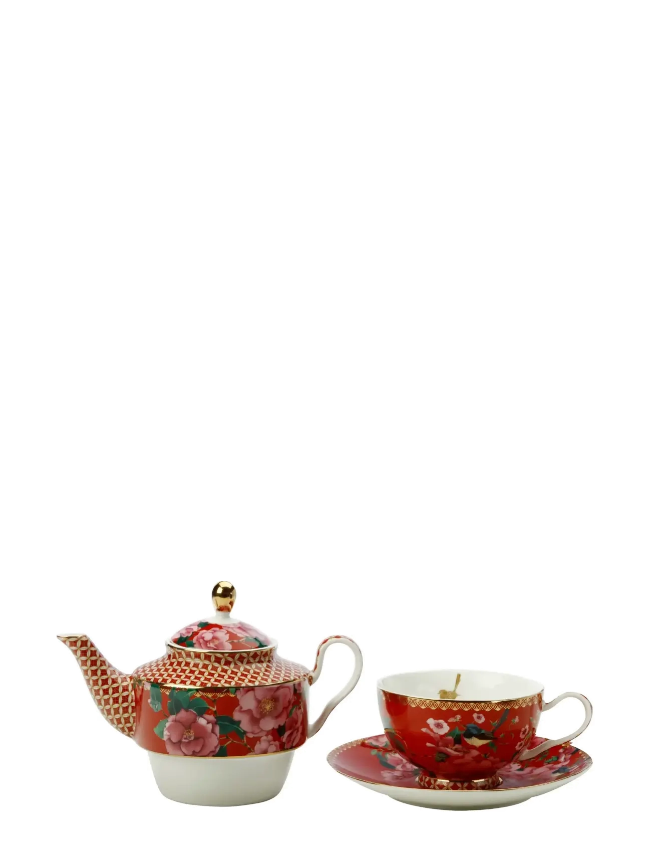 Maxwell & Williams - Silk Road Tea for one Red - red - 1