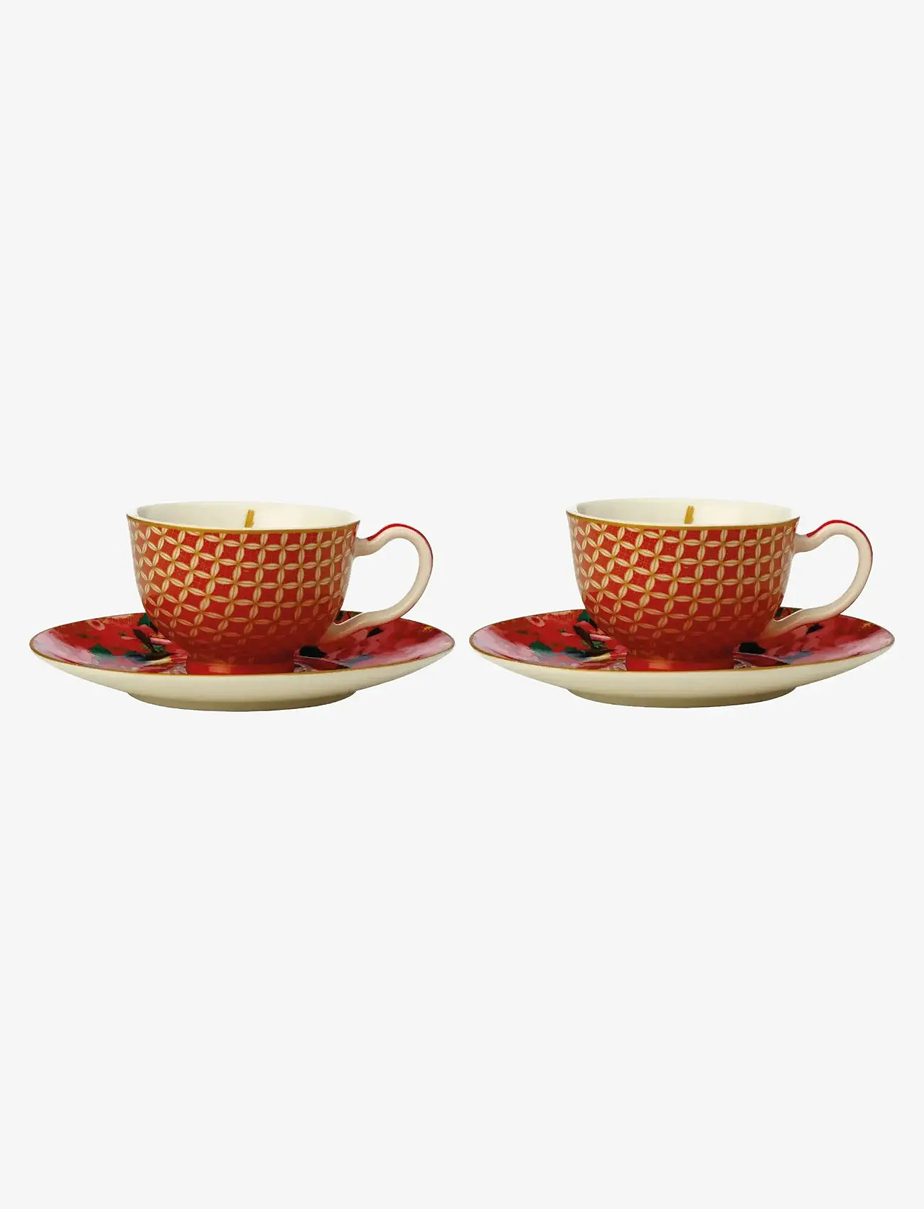 Maxwell & Williams - Silk Road Demi cup & saucer Red  2-psc - tea cups - red - 0