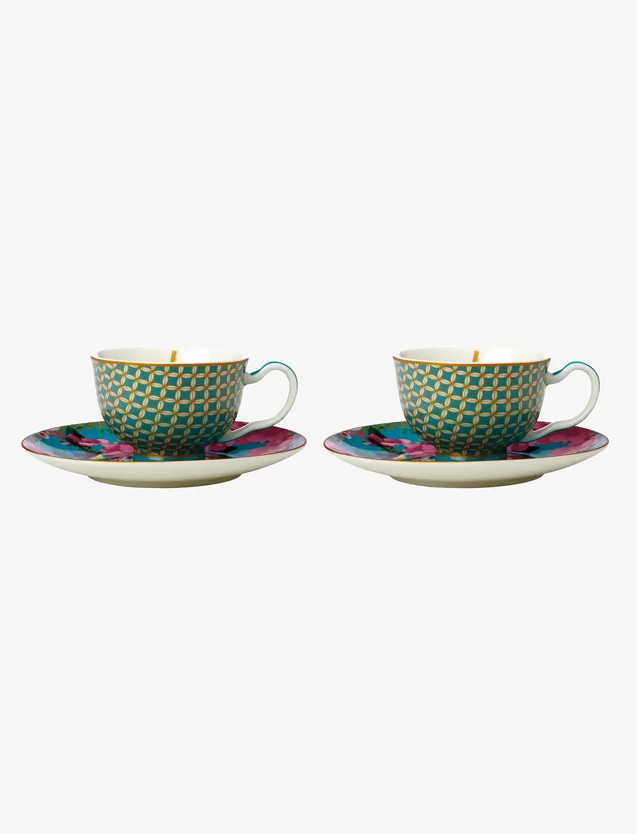 Maxwell & Williams - Silk Road Demi cup & saucer Blue  2-psc - nach preis einkaufen - blue - 0