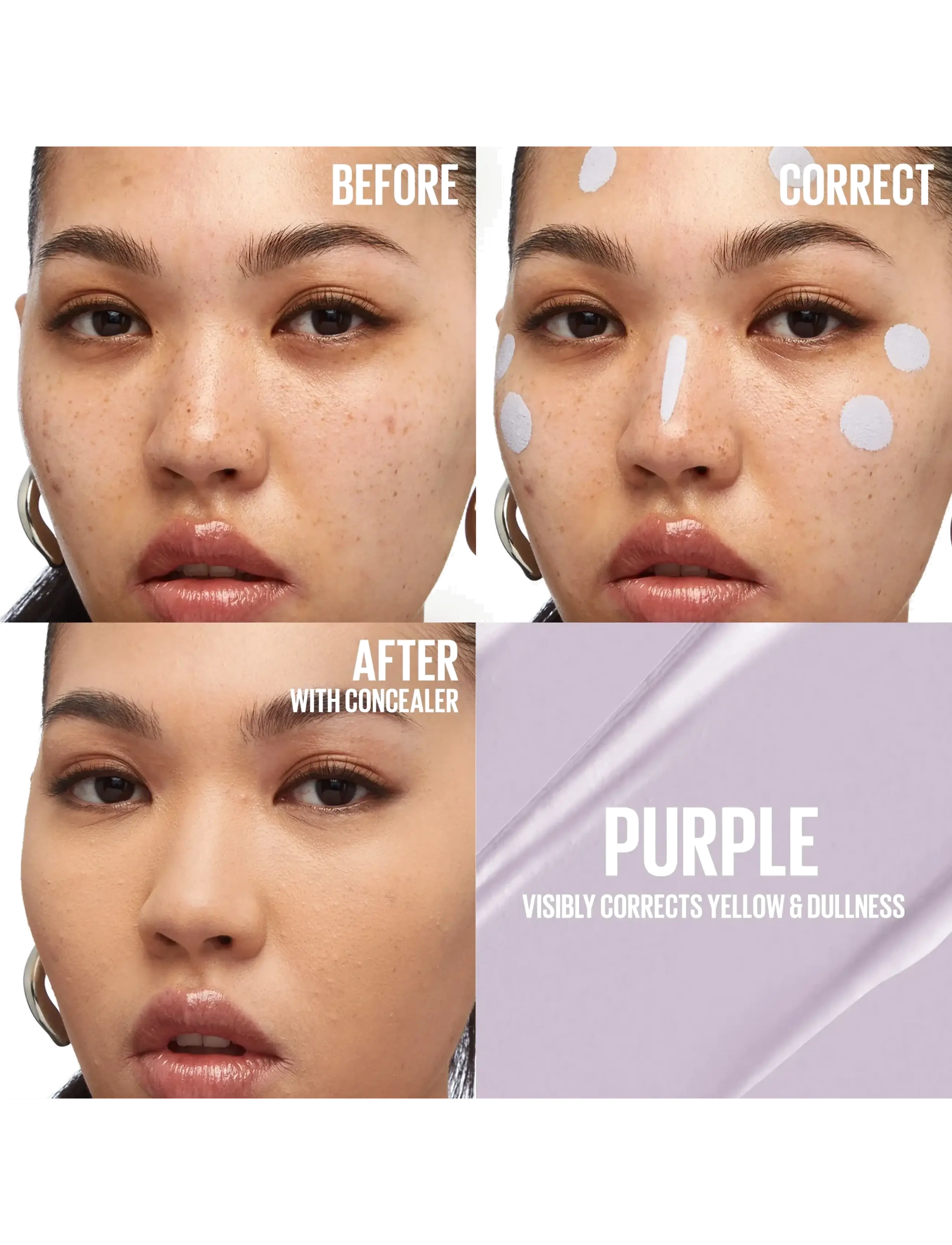 Maybelline - Maybelline New York Instant Eraser Color Correcting Concealer 152 Purple 6,8 ml - makeup - purple - 2