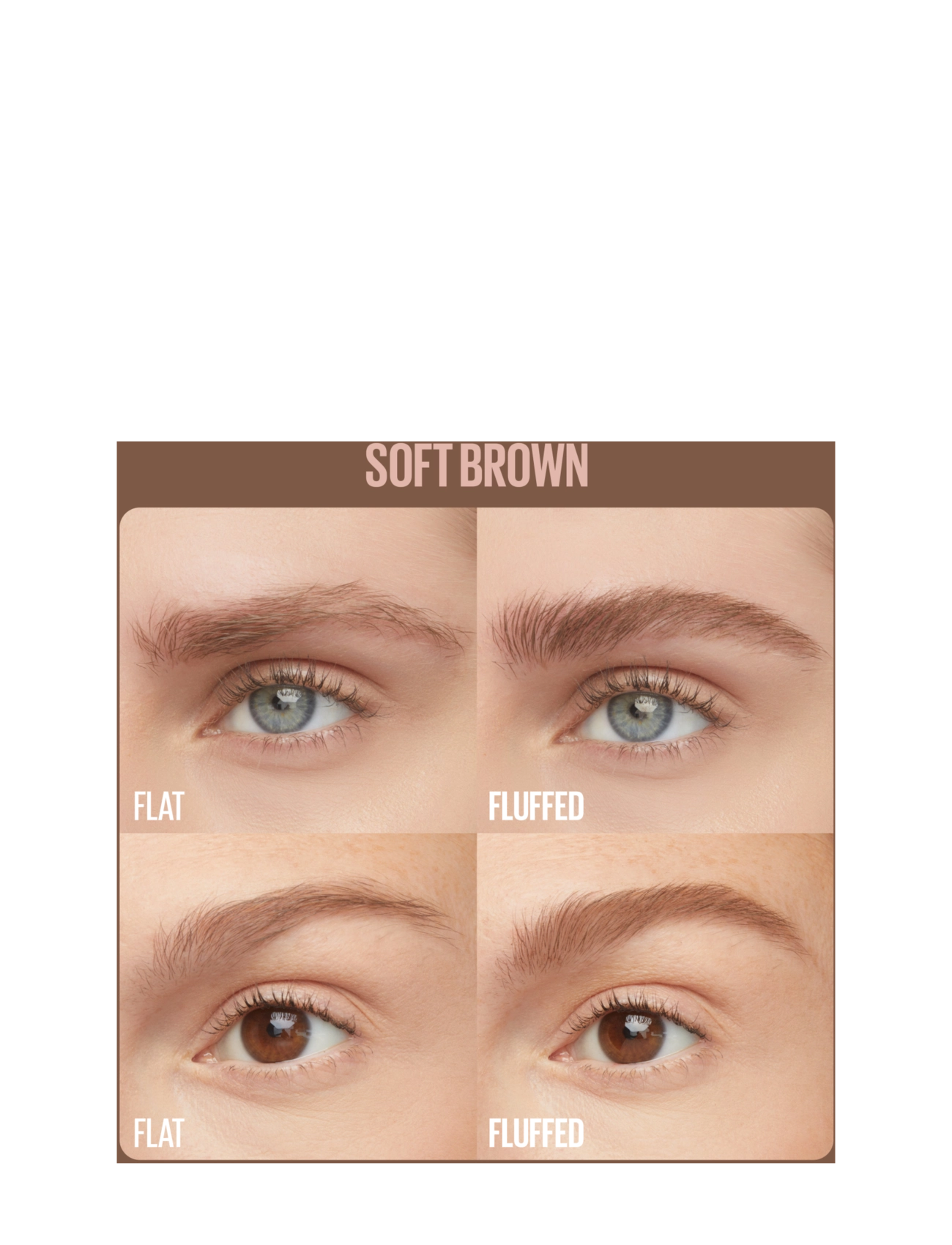 Maybelline - Maybelline New York Superfluff Brow Mousse 255 Soft Brown 5 g - Øjne & bryn - soft brown - 1