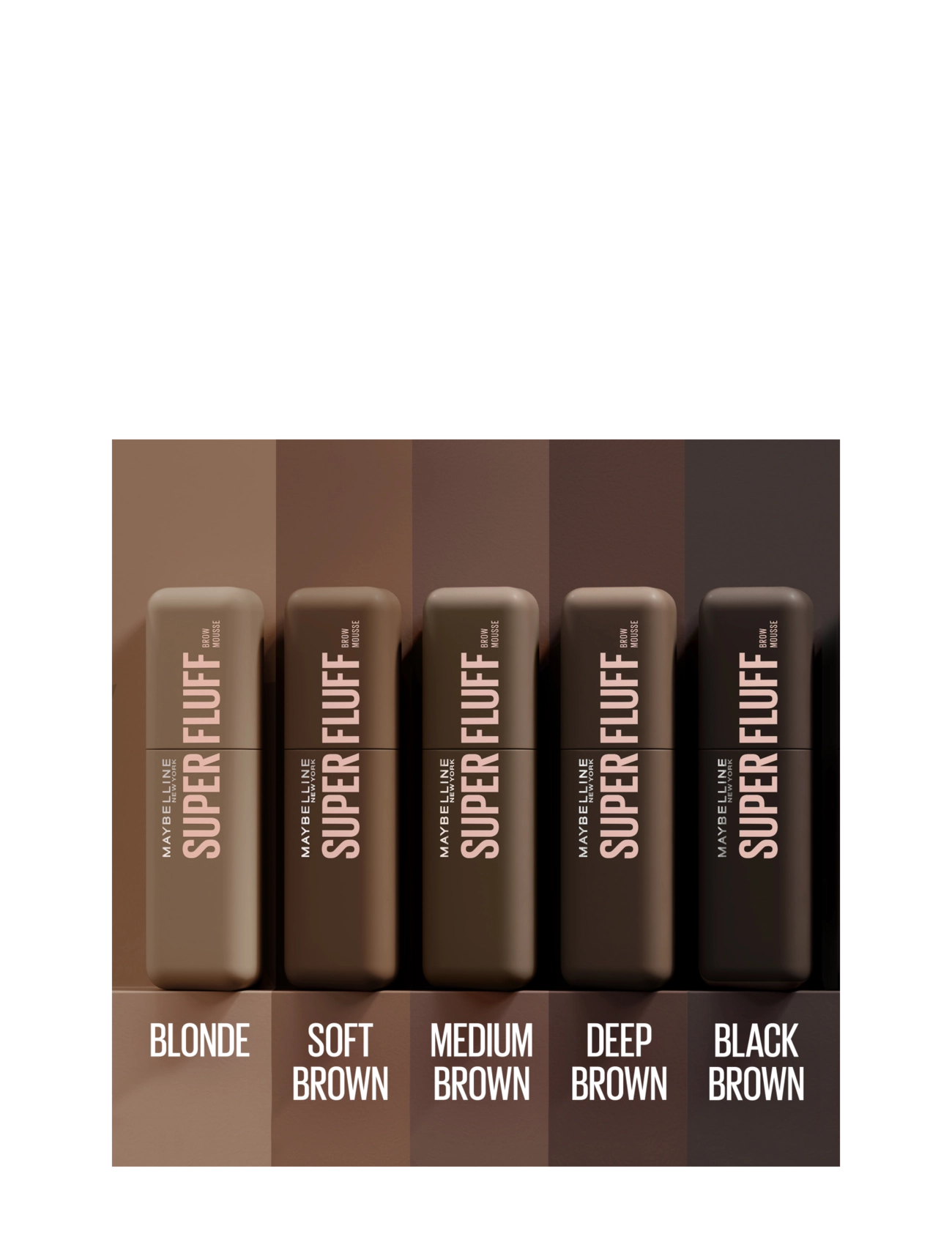 Maybelline - Maybelline New York Superfluff Brow Mousse 255 Soft Brown 5 g - Øjne & bryn - soft brown - 3