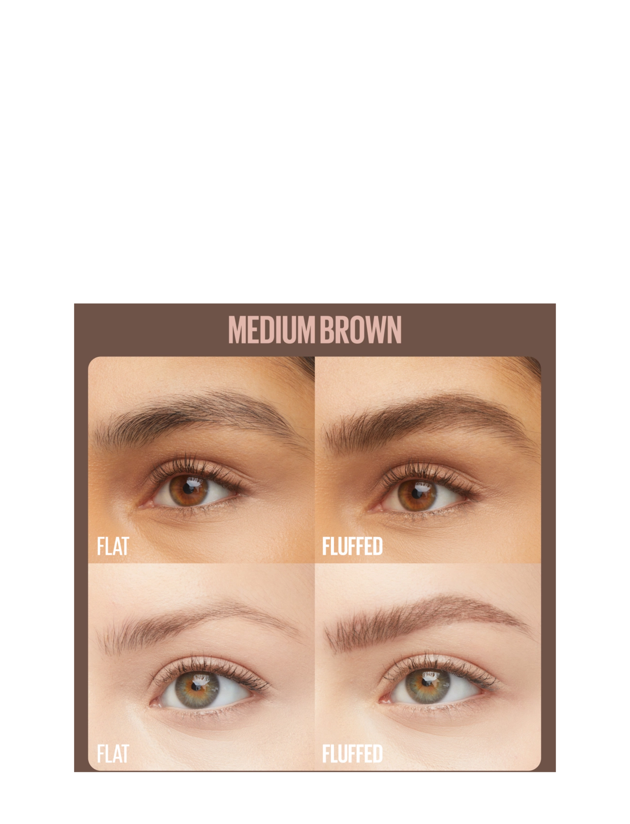 Maybelline - Maybelline New York Superfluff Brow Mousse 257 Medium Brown 5 g - silmad ja kulmud - medium brown - 1