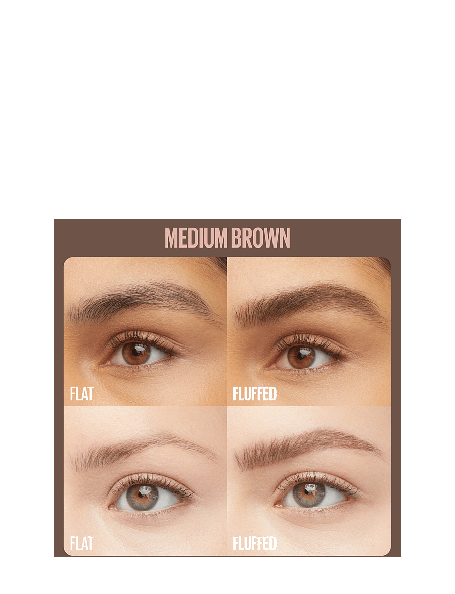 Maybelline - Maybelline New York Superfluff Brow Mousse 257 Medium Brown 5 g - silmad ja kulmud - medium brown - 1