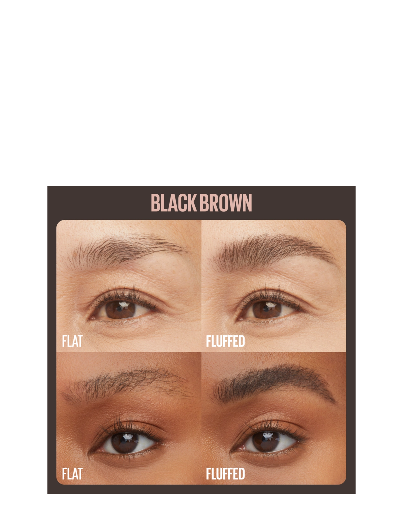 Maybelline - Maybelline New York Superfluff Brow Mousse 262 Black Brown 5 g - Øjne & bryn - black brown - 1