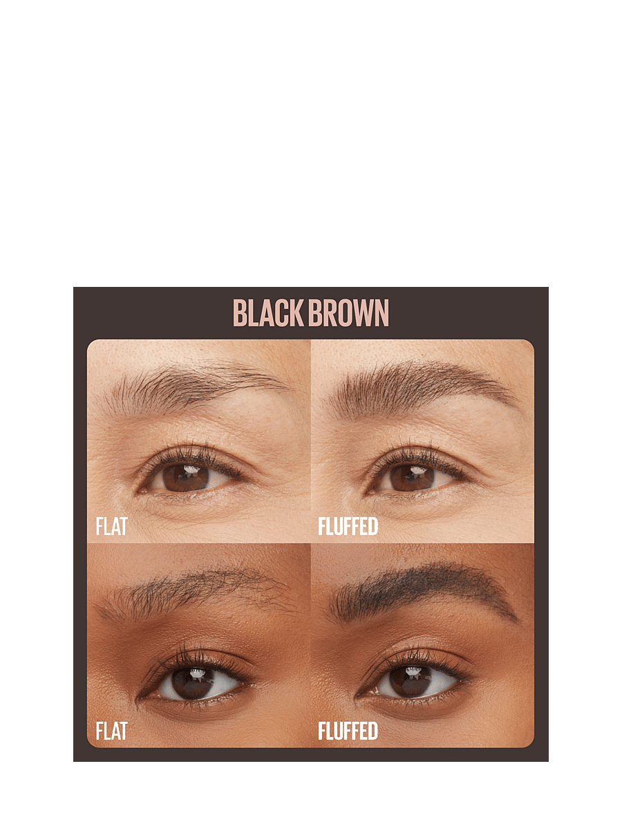 Maybelline - Maybelline New York Superfluff Brow Mousse 262 Black Brown 5 g - silmad ja kulmud - black brown - 1