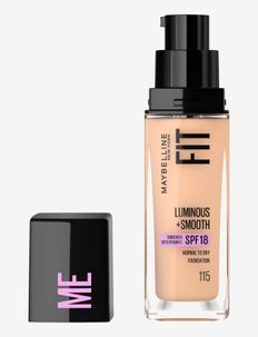 Maybelline New York Fit Me Luminous + Smooth Foundation 115 Ivory, Maybelline