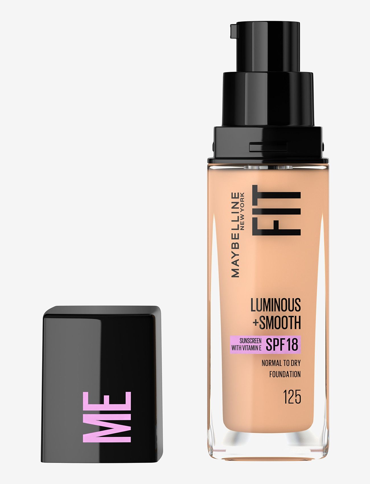 Maybelline - Maybelline New York Fit Me Luminous + Smooth Foundation 125 Nude Beige - makeup - 125 nude beige - 0