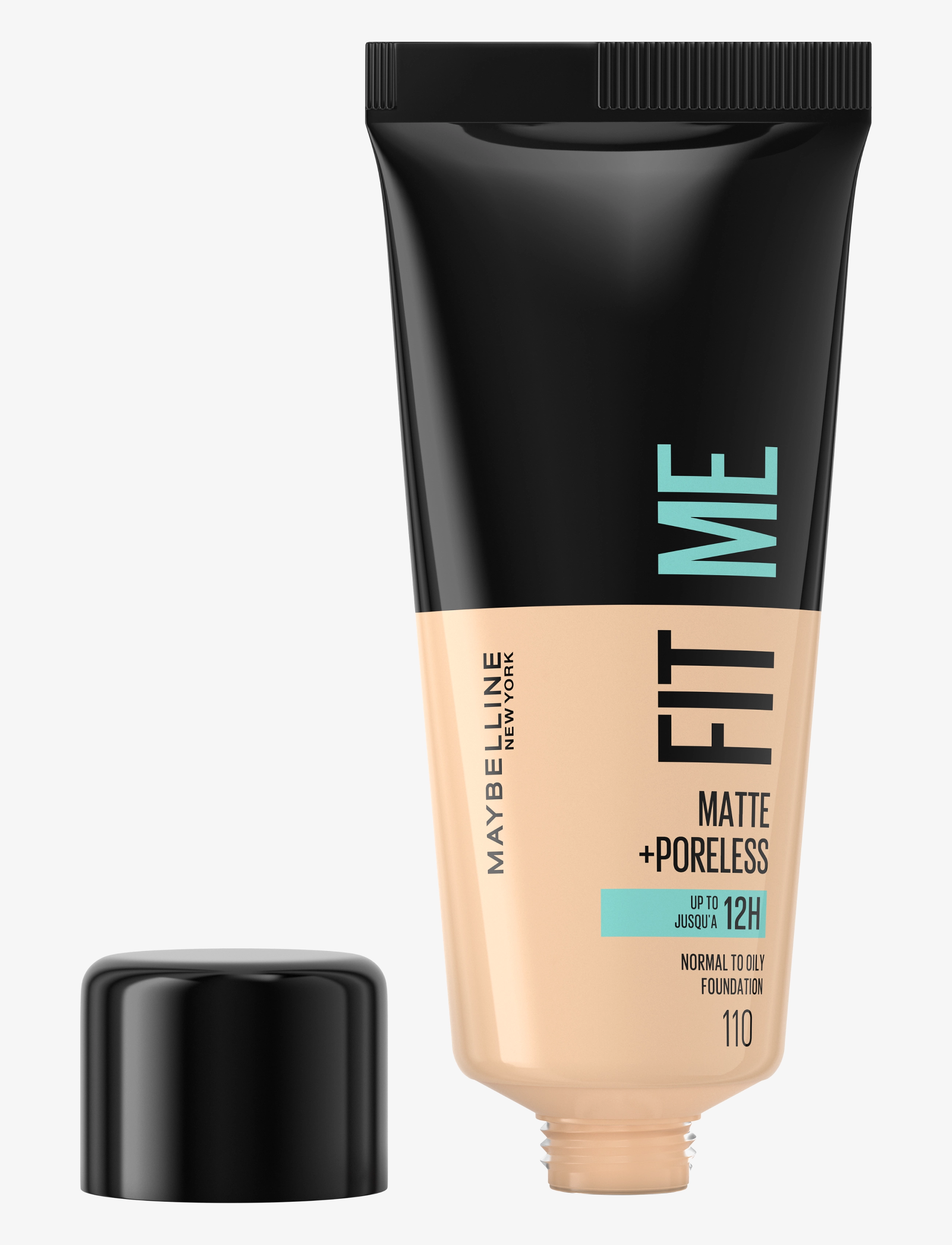 Maybelline Maybelline New York Fit Me Matte + Poreless Foundation 110 Porcelain, 30 ml, Ansigt > Foundation, Dame