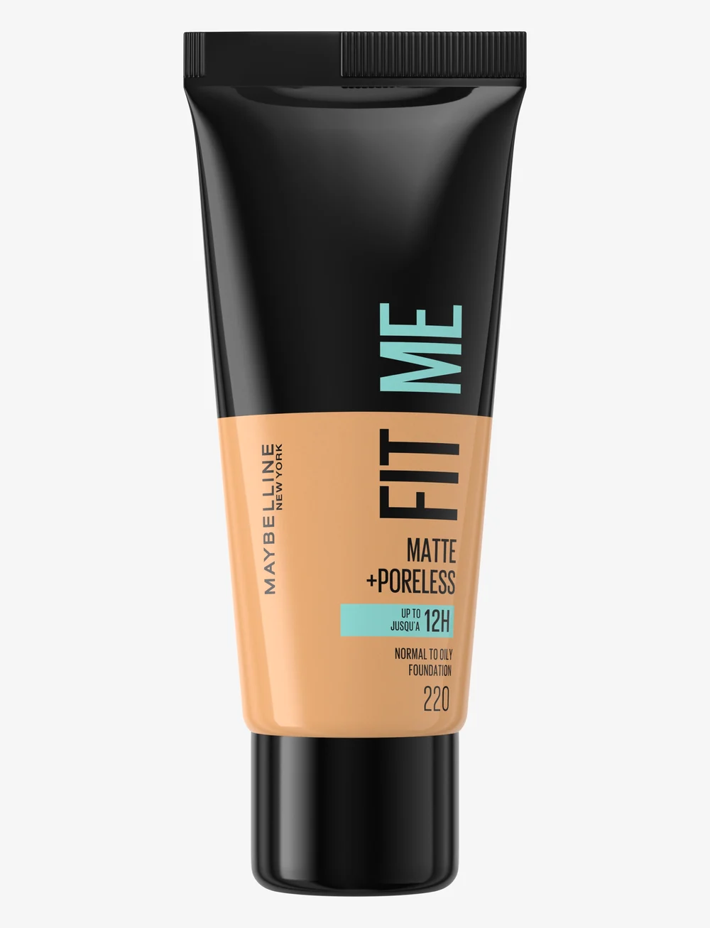 Maybelline - Maybelline New York Fit Me Matte + Poreless Foundation 220 Natural Beige - sminke - 220 natural beige - 2