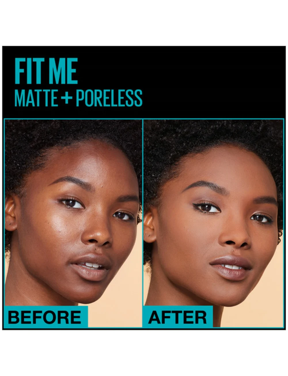 Maybelline - Maybelline New York Fit Me Matte + Poreless Foundation 220 Natural Beige - sminke - 220 natural beige - 4