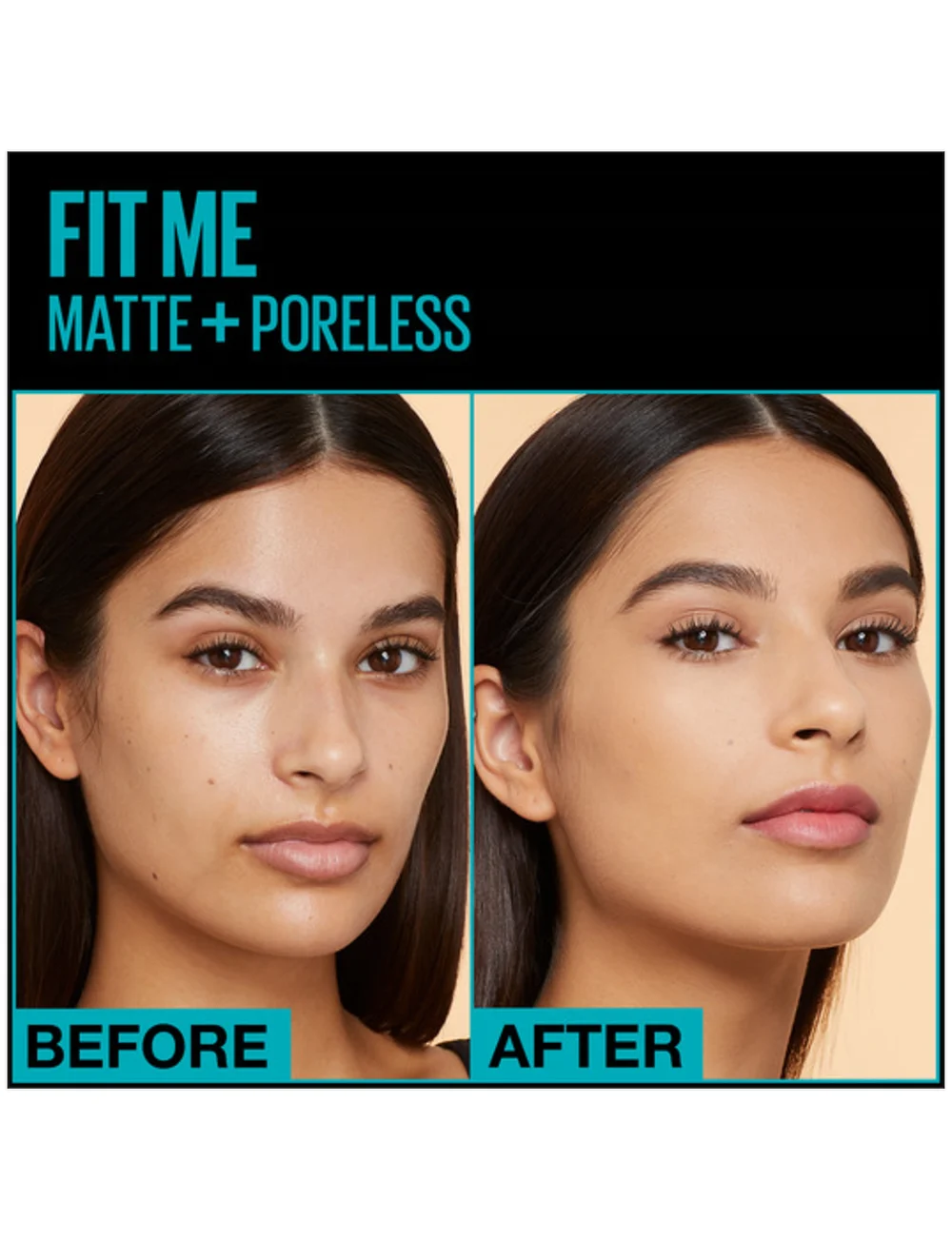 Maybelline - Maybelline New York Fit Me Matte + Poreless Foundation 220 Natural Beige - sminke - 220 natural beige - 5