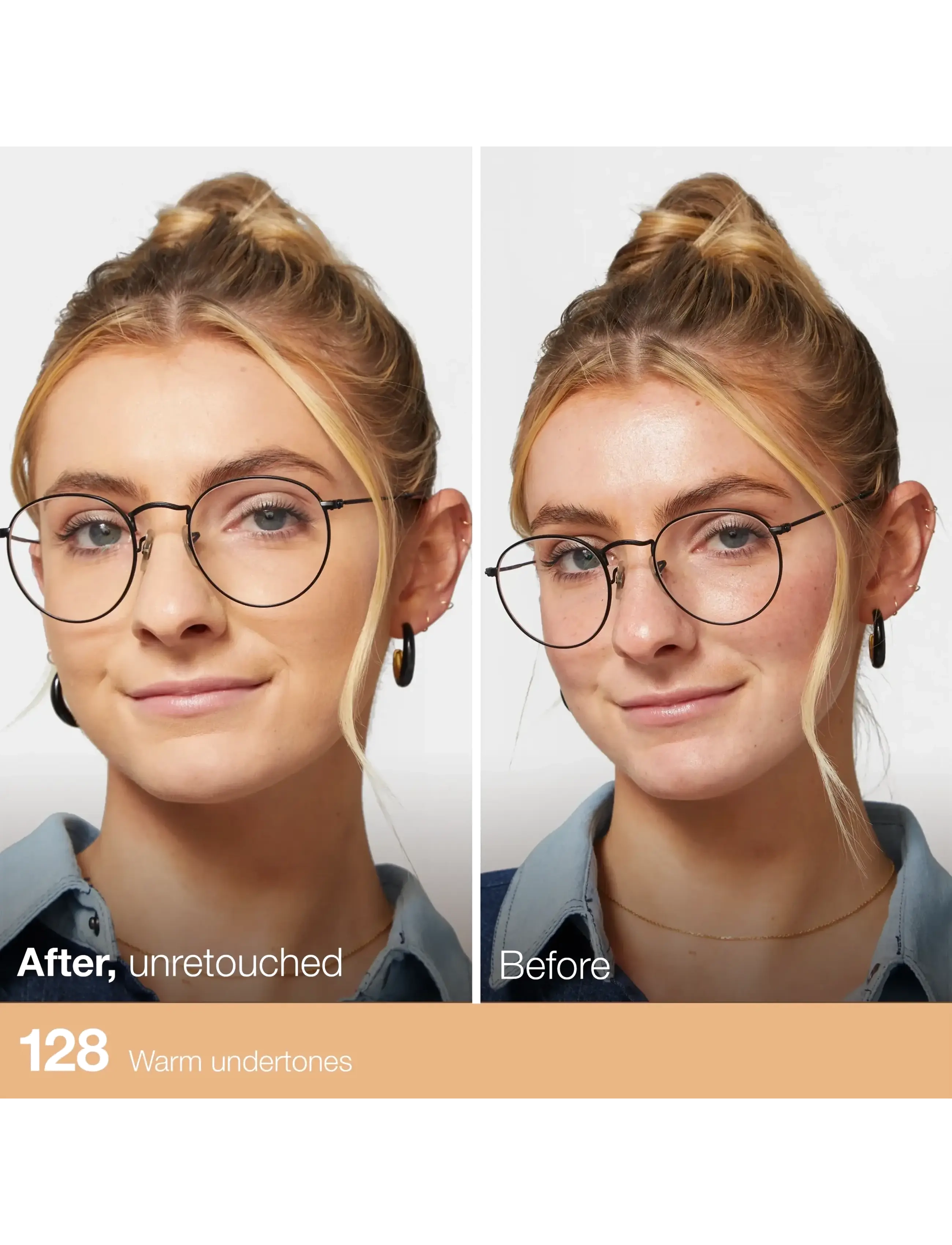 Maybelline - Maybelline New York Fit Me Matte + Poreless Foundation 128 Warm Nude - sminke - 128 warm nude - 4