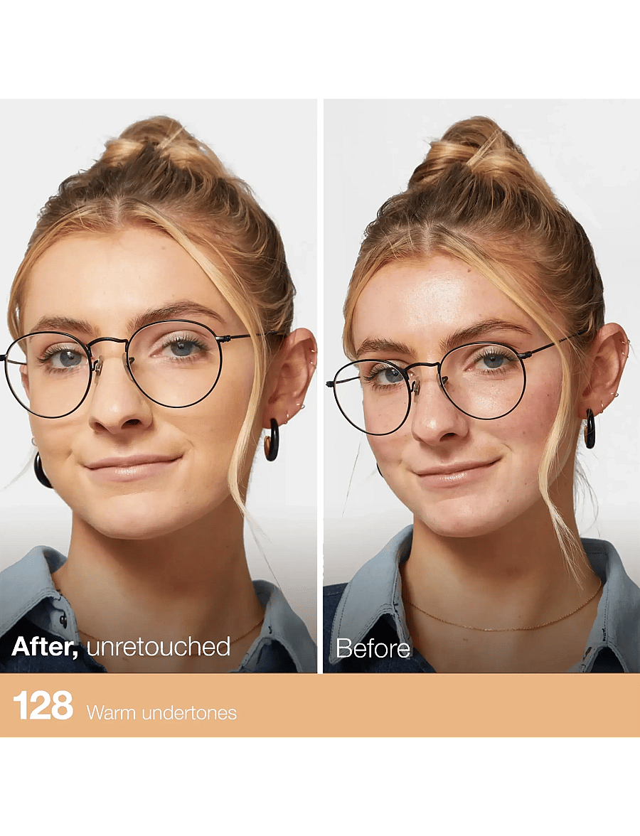 Maybelline - Maybelline New York Fit Me Matte + Poreless Foundation 128 Warm Nude - makeup - 128 warm nude - 4