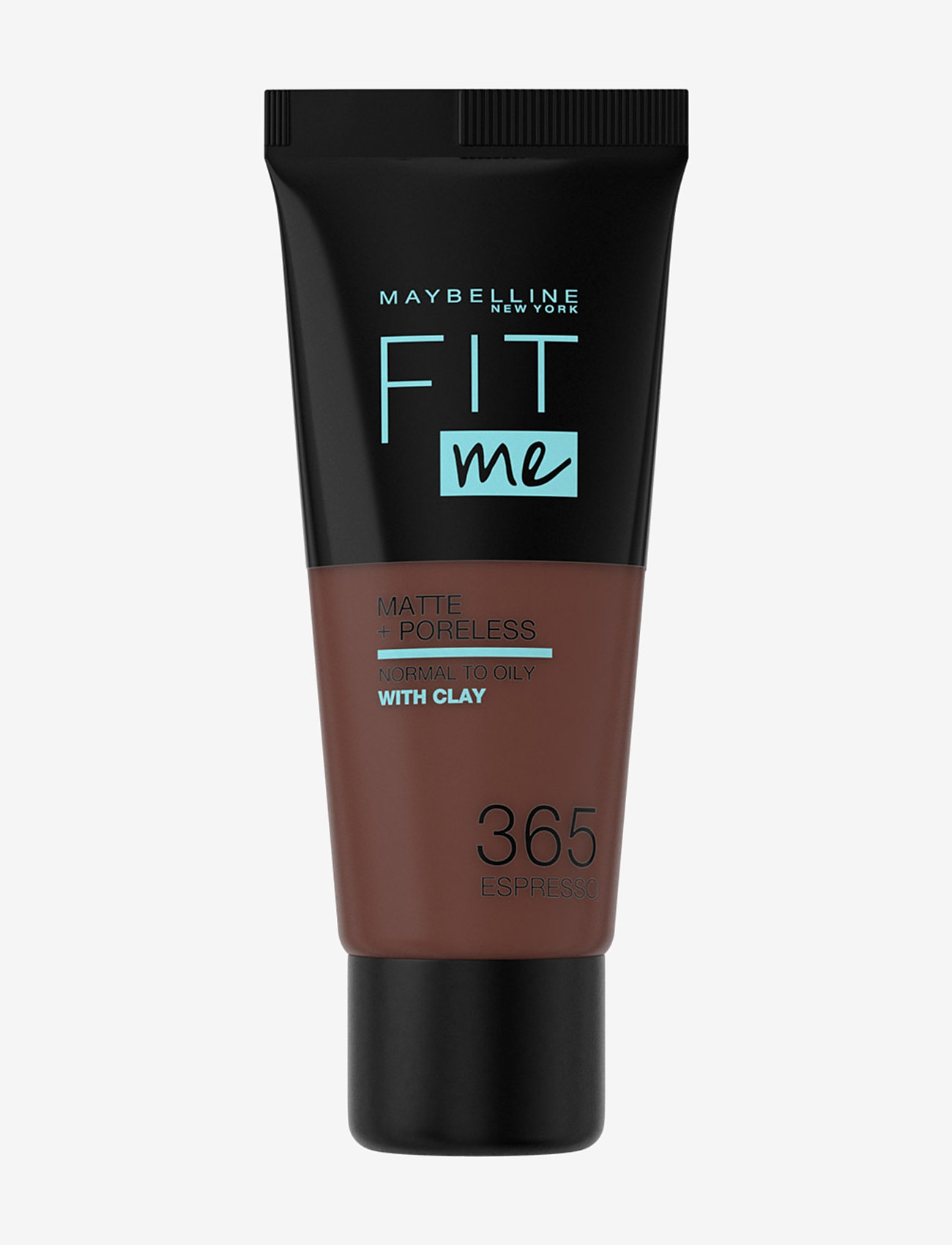 Maybelline - Maybelline Fit Me Matte + Poreless Foundation - festkläder till outletpriser - 365 espresso - 0