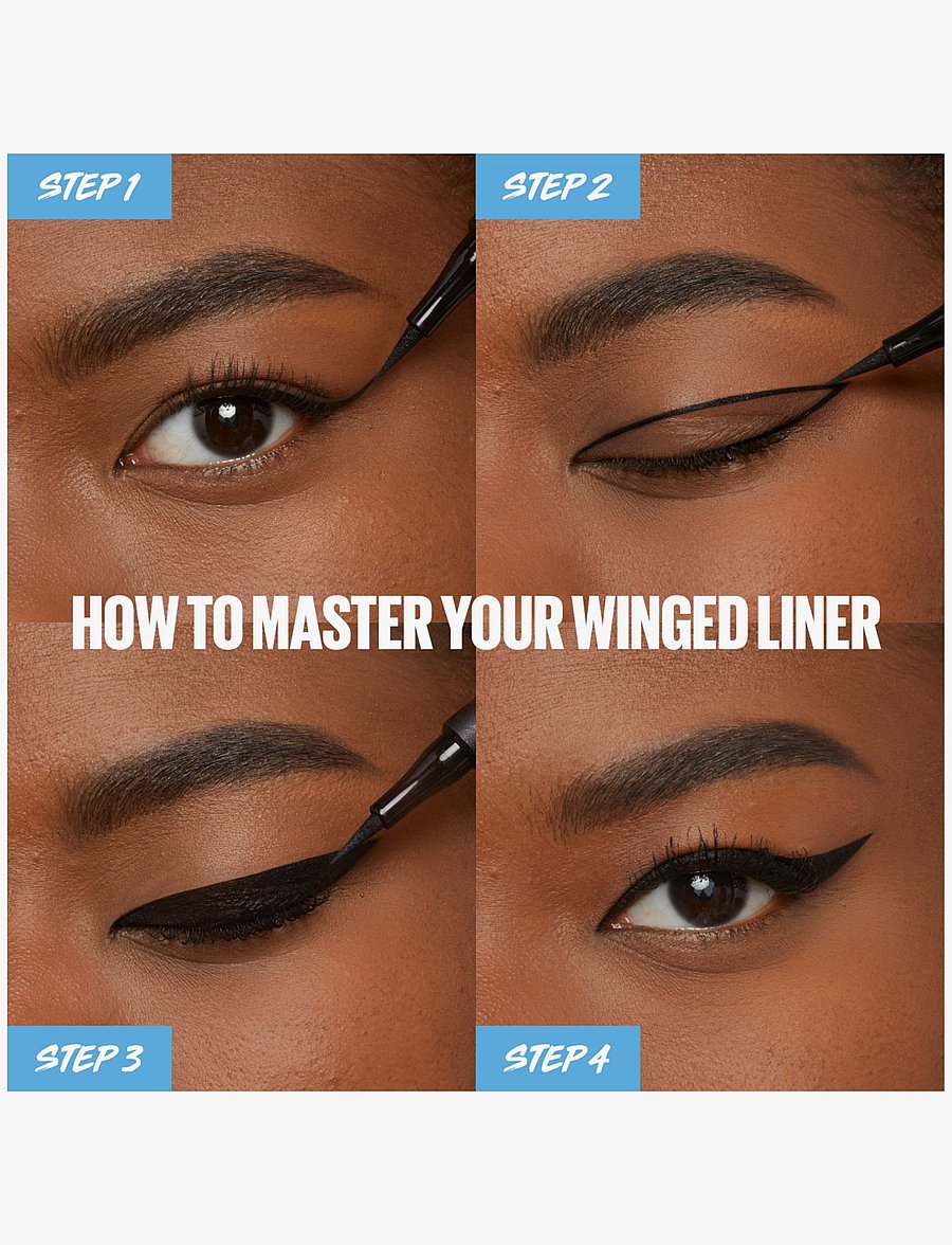 Maybelline - Maybelline New York, Hyper Precise, Liquid Liner, 701 Matte Black, 1ml - meikit - matte black - 4