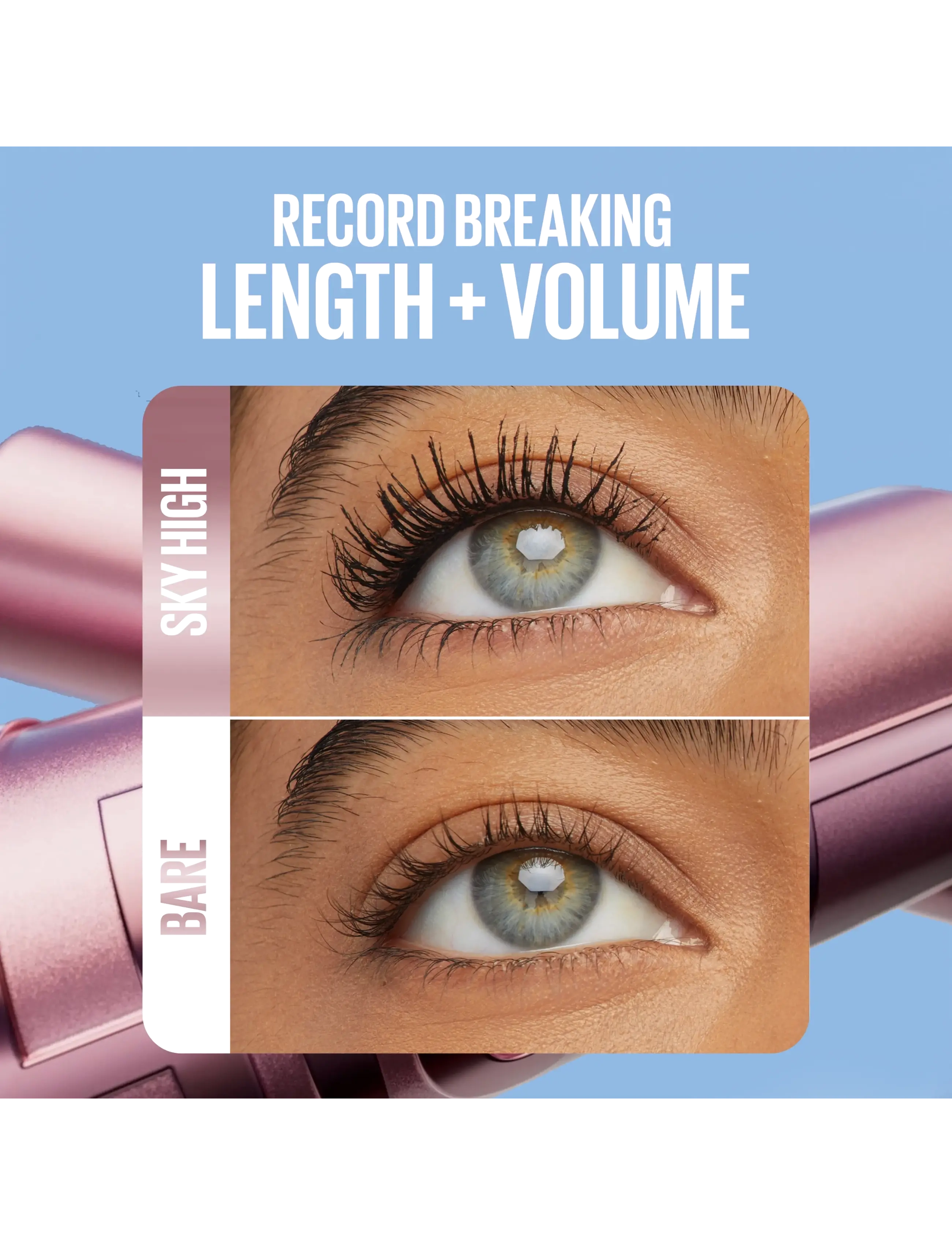 Maybelline - Maybelline New York Lash Sensational Sky High Waterproof Mascara  Very Black - Øjenmakeup - black - 3