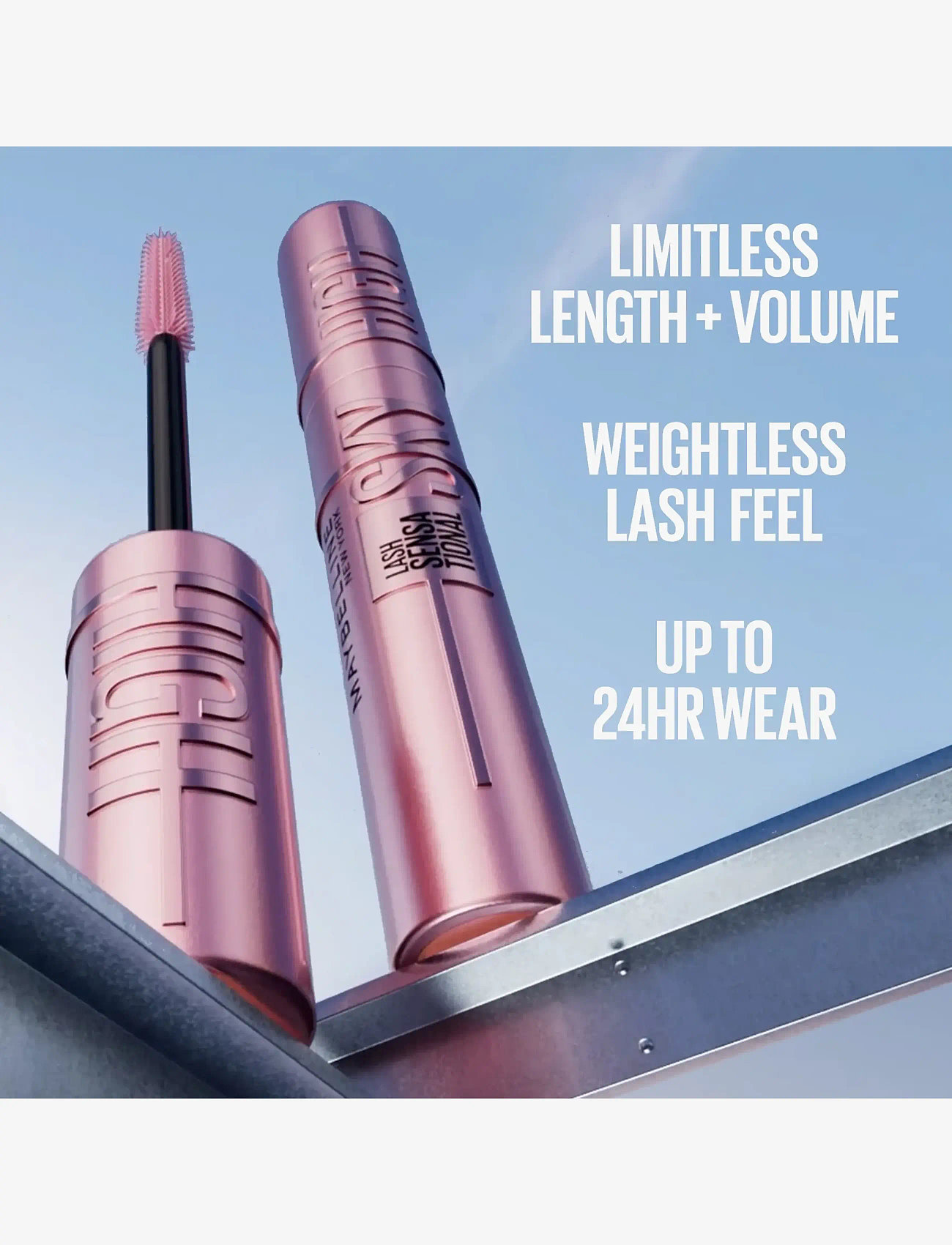Maybelline - Maybelline New York Lash Sensational Sky High Mascara  Cosmic Black - augu og augabrúnir - cosmic black - 5