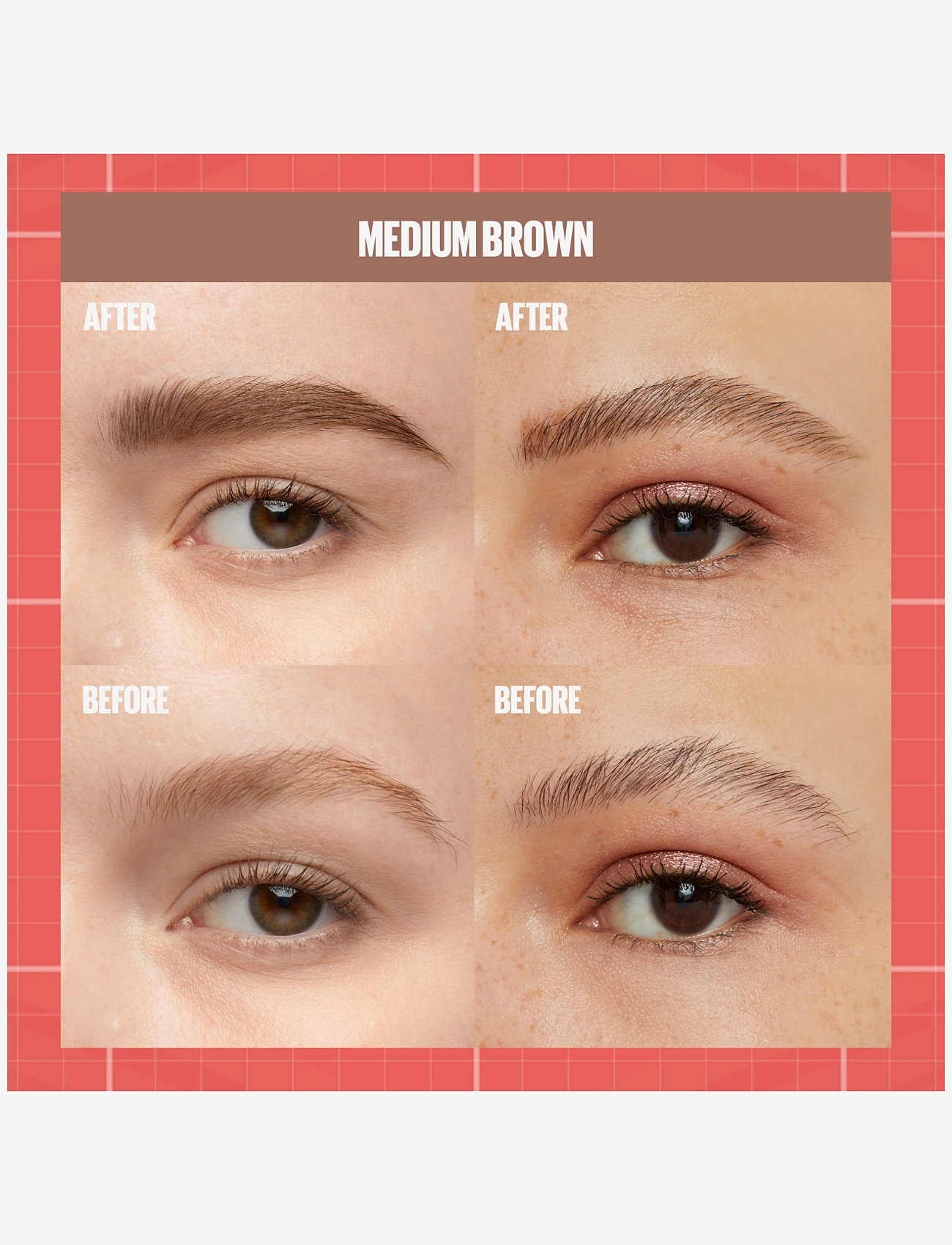 Maybelline - Maybelline New York, Build-a-Brow Pen, 257 Medium Brown, 0.4ml - makeup - medium brown - 3