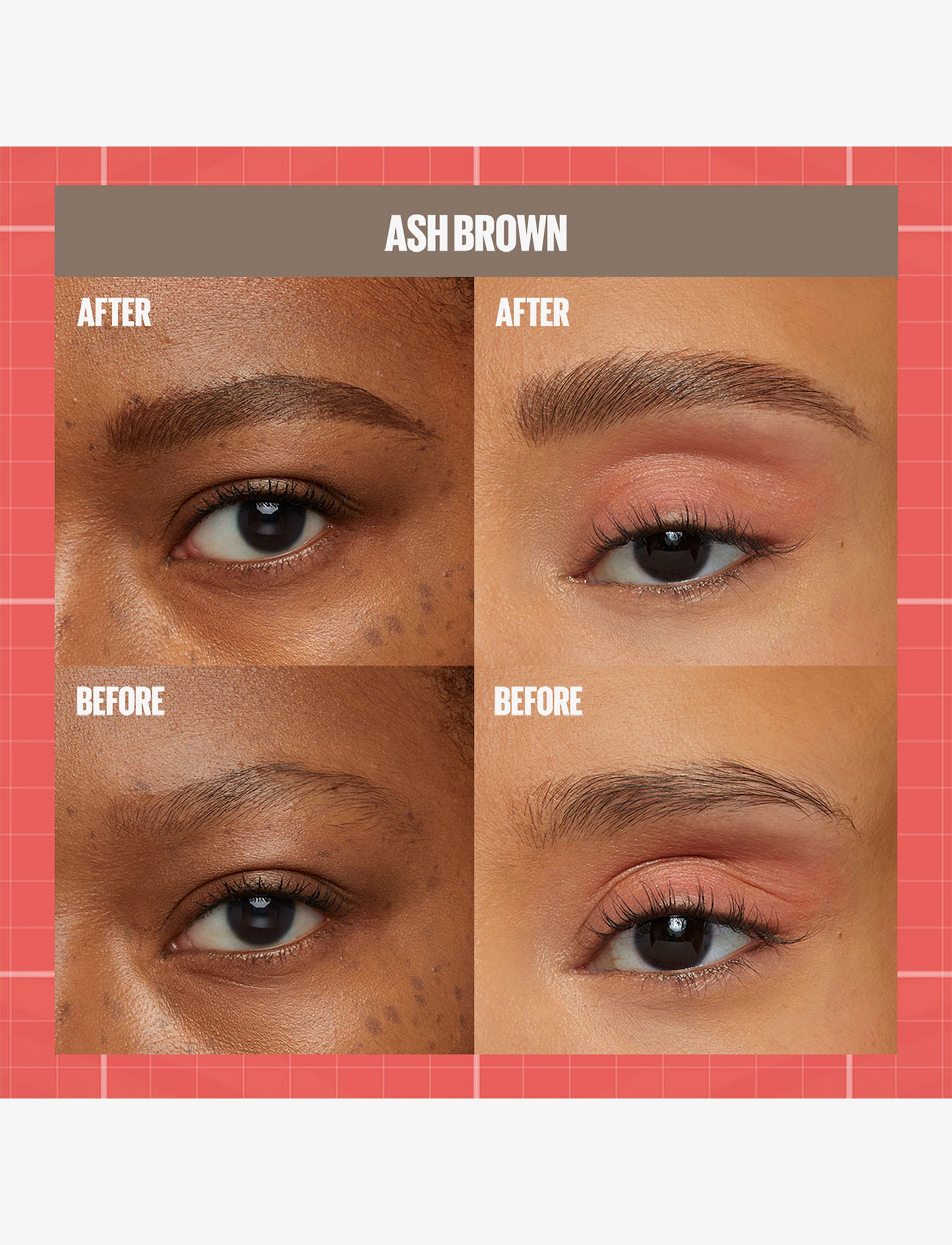 Maybelline - Maybelline New York, Build-a-Brow Pen, 259 Ash Brown, 0.4ml - silmad ja kulmud - ash brown - 4