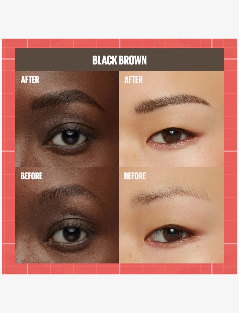 Maybelline - Maybelline New York, Build-a-Brow Pen, 262 Black Brown, 0.4ml - makeup - black brown - 4