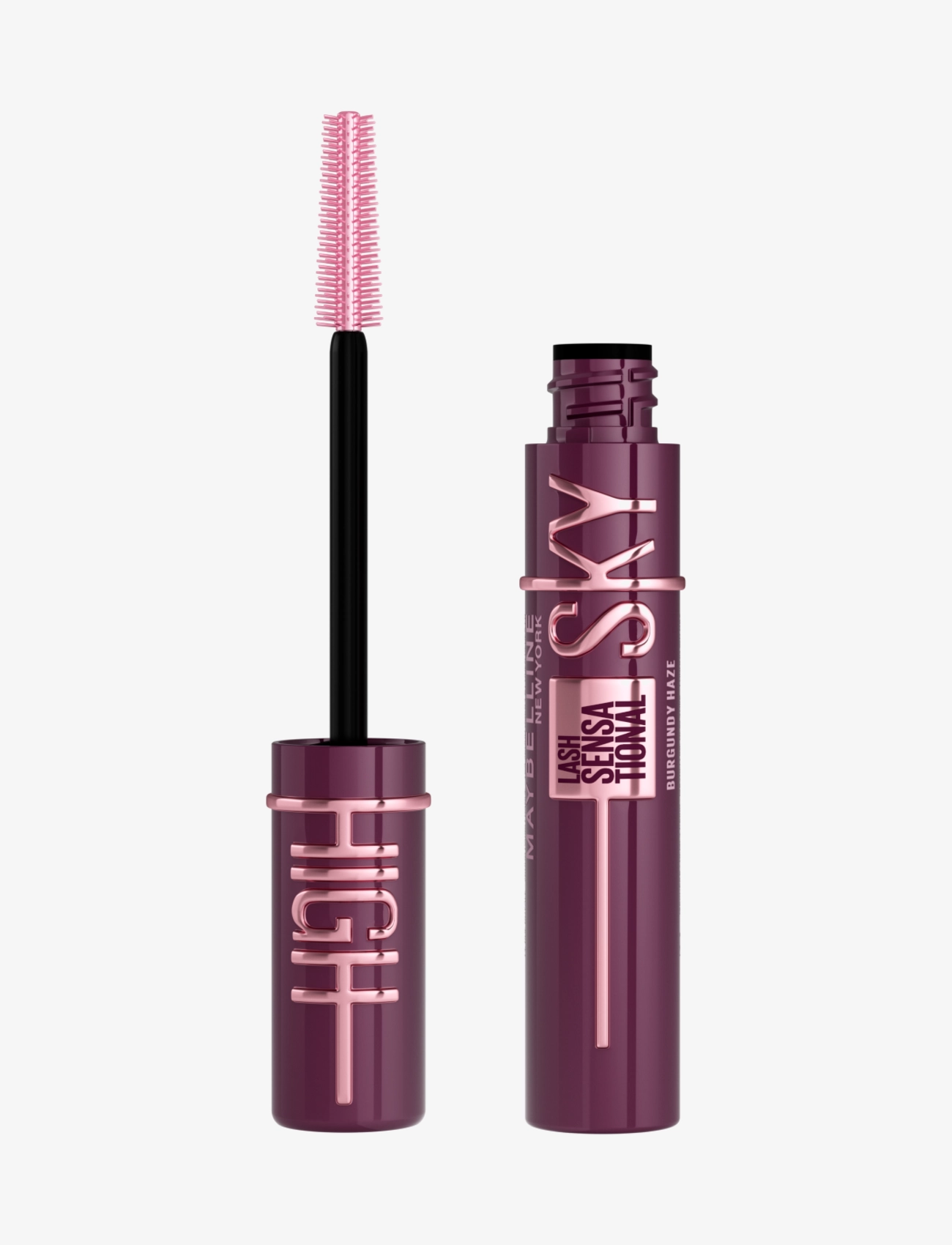 Maybelline Maybelline New York, Lash Sensational, Sky High, Mascara, Burgundy Haze, 7.2ml - Maybelline - BURGUNDY HAZE / clear