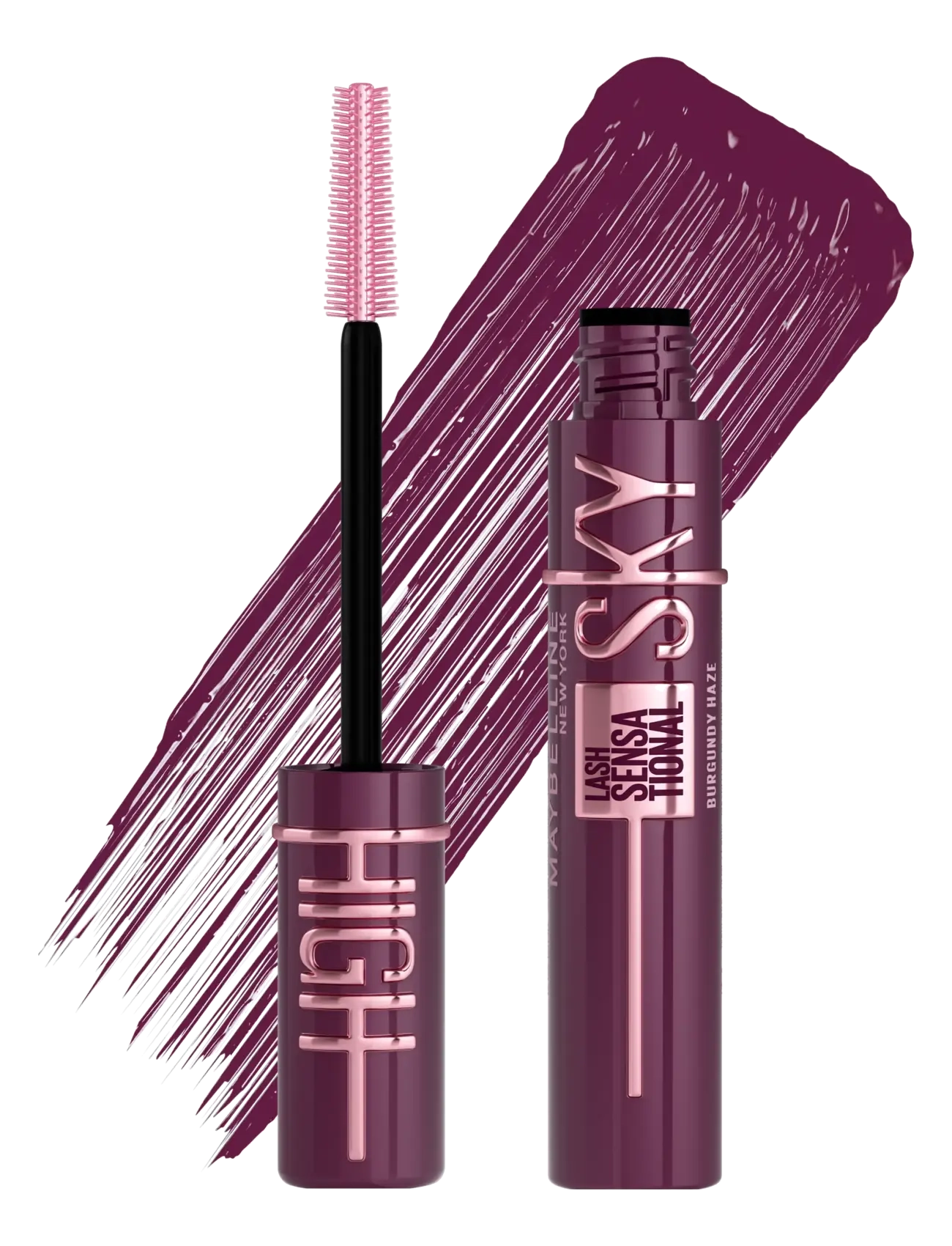 Maybelline - Maybelline New York, Lash Sensational, Sky High, Mascara, Burgundy Haze, 7.2ml - Ögon & bryn  - burgundy haze - 2