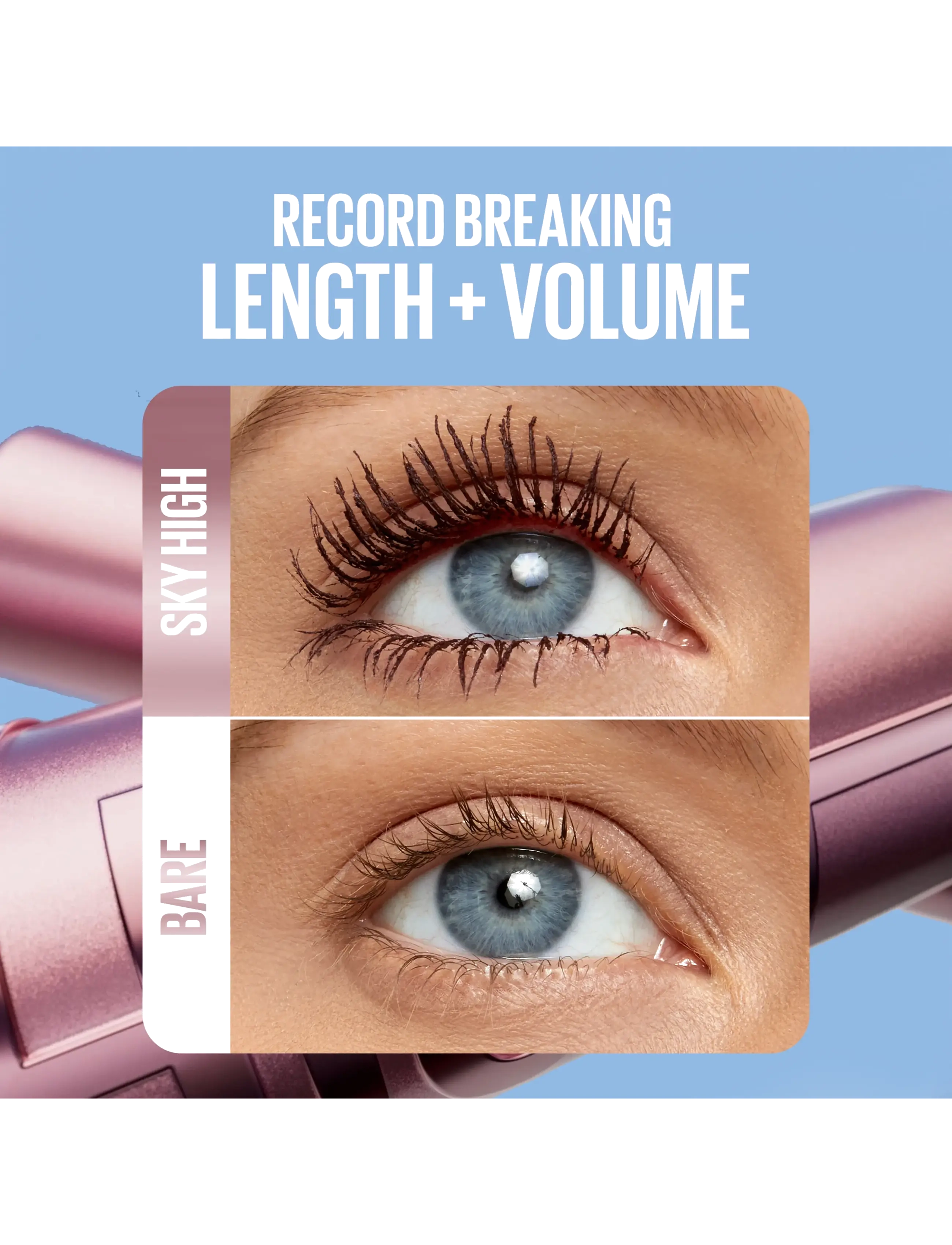 Maybelline - Maybelline New York, Lash Sensational, Sky High, Mascara, Burgundy Haze, 7.2ml - Ögon & bryn  - burgundy haze - 3