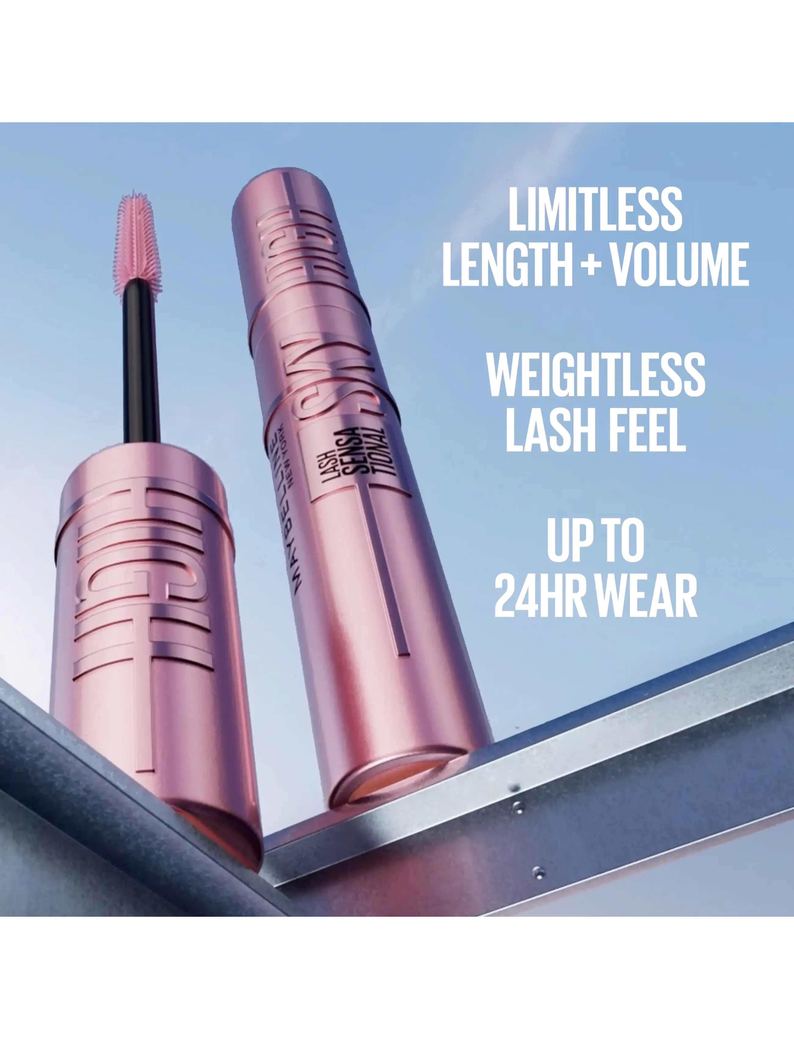 Maybelline - Maybelline New York, Lash Sensational, Sky High, Mascara, Burgundy Haze, 7.2ml - Ögon & bryn  - burgundy haze - 4