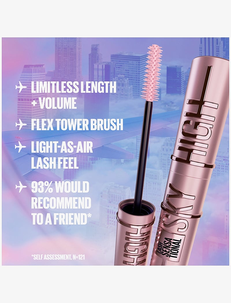 Maybelline - Maybelline New York, Lash Sensational, Sky High, Mascara, Pink Air, 7.2ml - makeup - pink air - 4