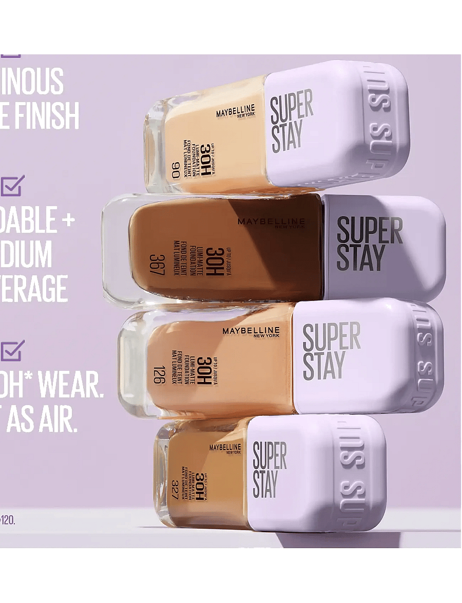Maybelline - Maybelline New York Super Stay Lumi-Matte Foundation 35 ml - makeup - nude 400 - 3