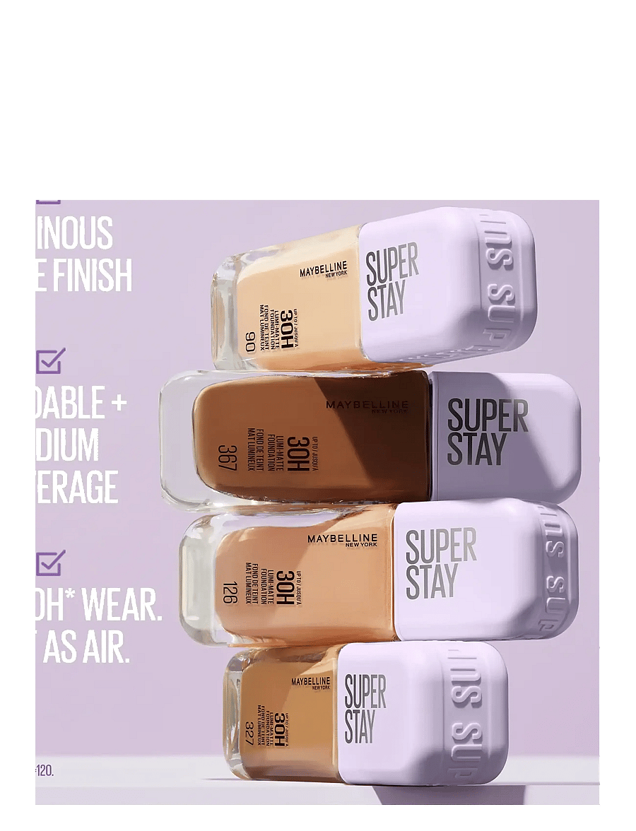 Maybelline - Maybelline New York Super Stay Lumi-Matte Foundation 35 ml - makeup - nude 367 - 1