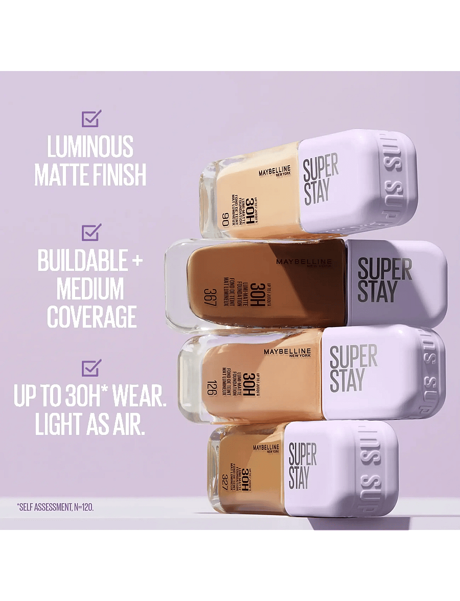 Maybelline - Maybelline New York Super Stay Lumi-Matte Foundation 35 ml - makeup - nude 350 - 2