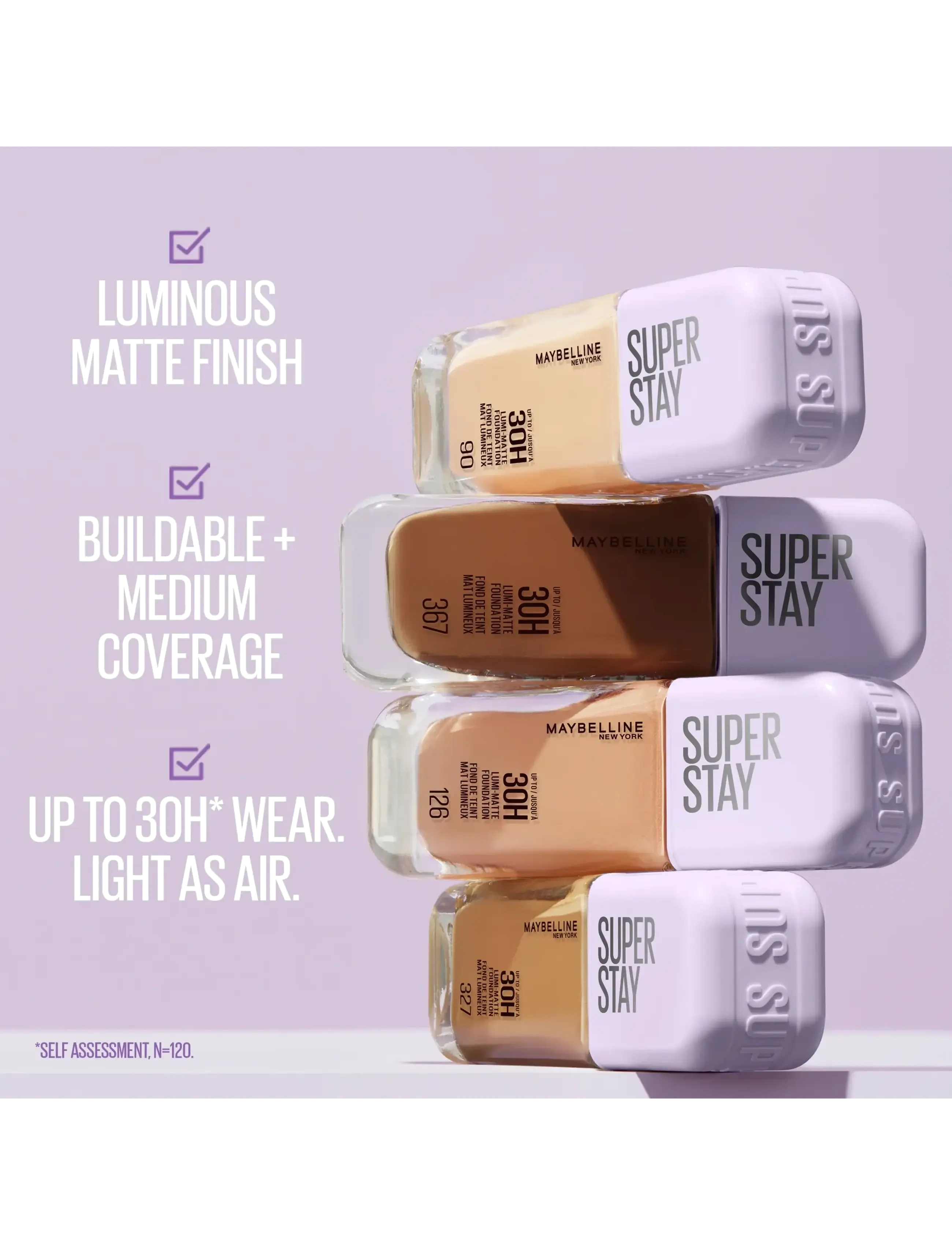 Maybelline - Maybelline New York Superstay Lumi Matte Foundation - makeup - 126 - 5